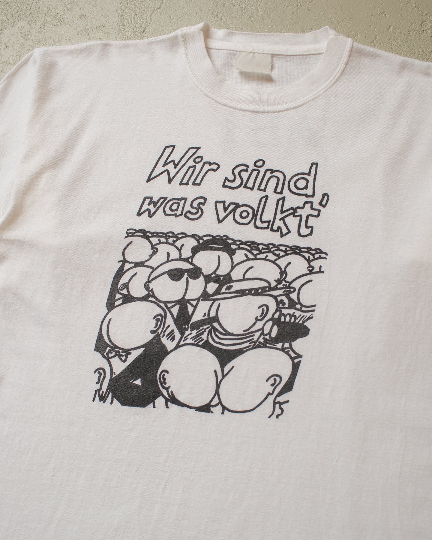 1991 Abi "Wir sind was volkt" T-shirt white - L