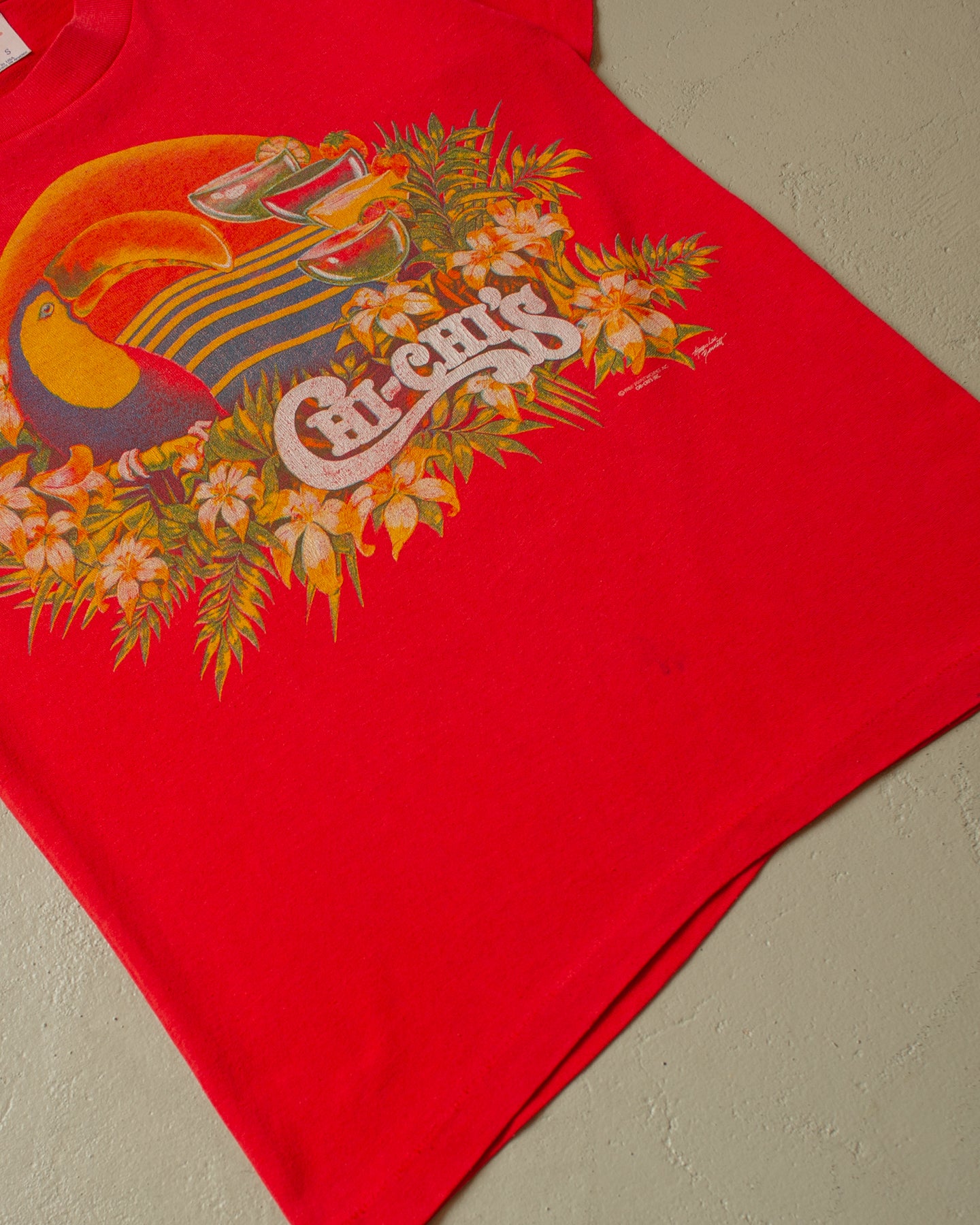 1988 Womens Chi-Chi´s Baby T-shirt red - S