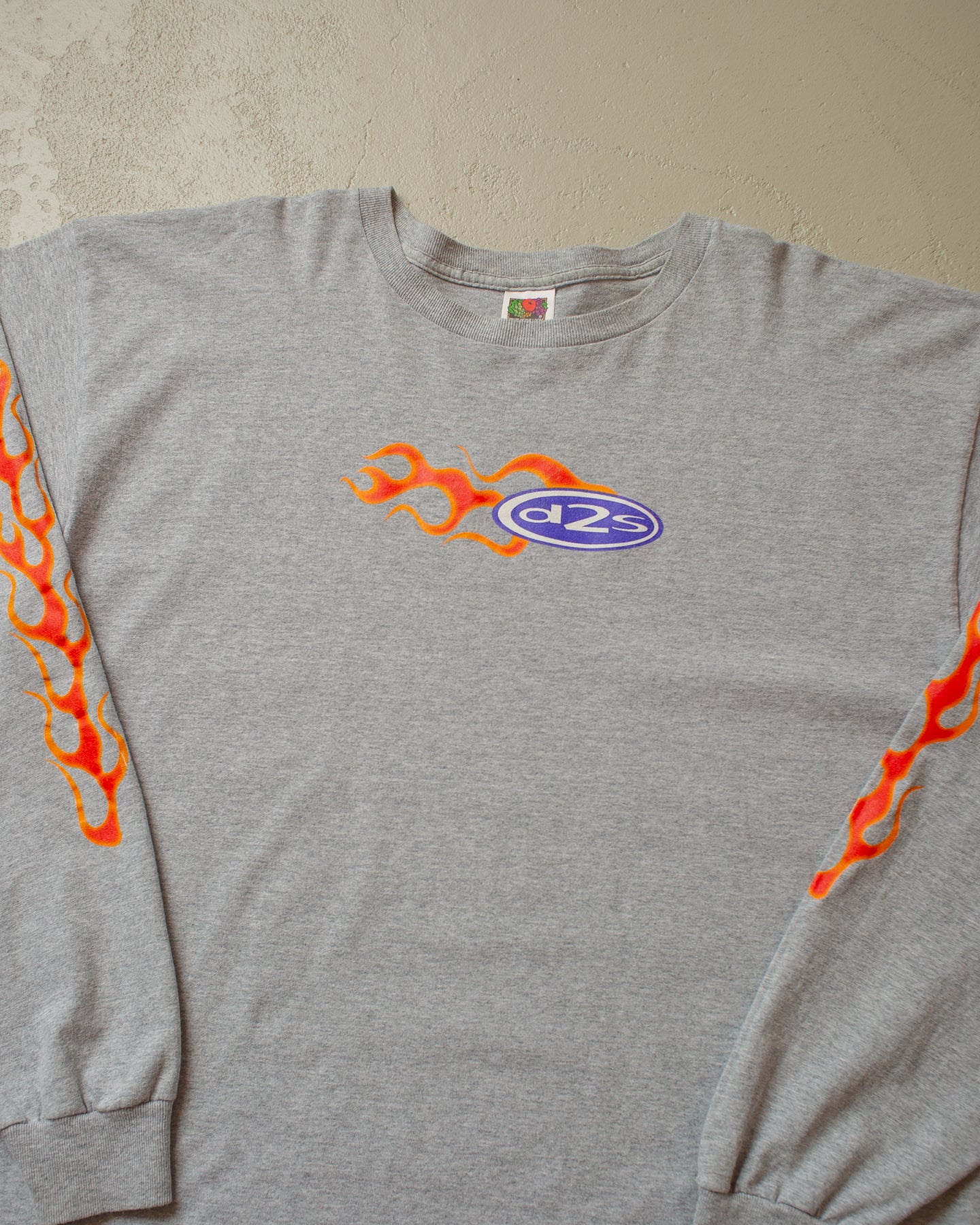2000/01 D2S Crash and Burn Tour Longsleeve grey - XXL