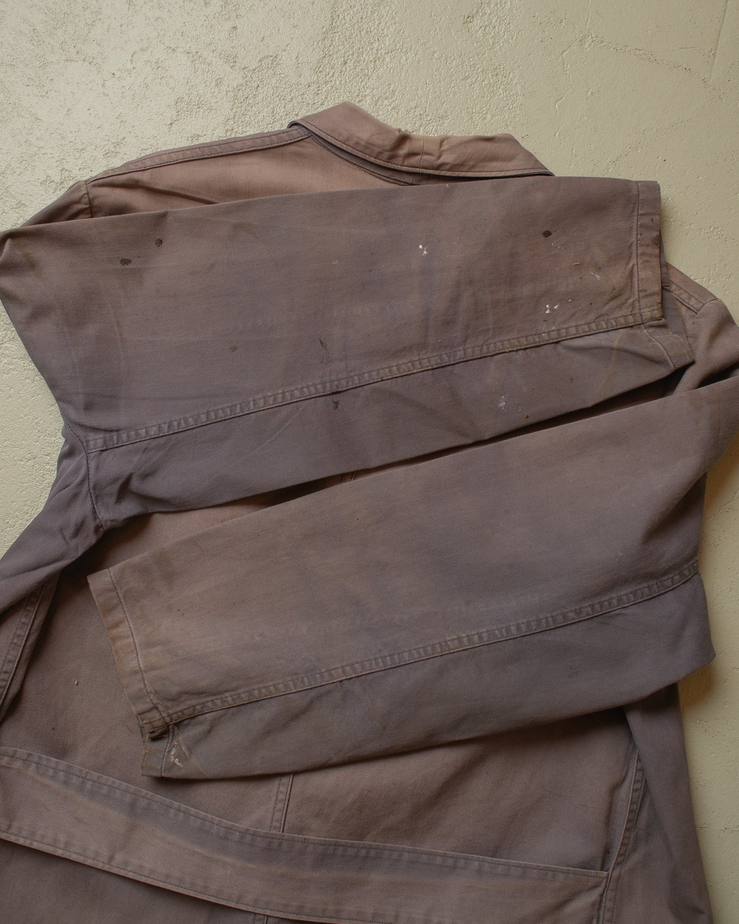 1970s Faded Painter Work Coat grey - XL