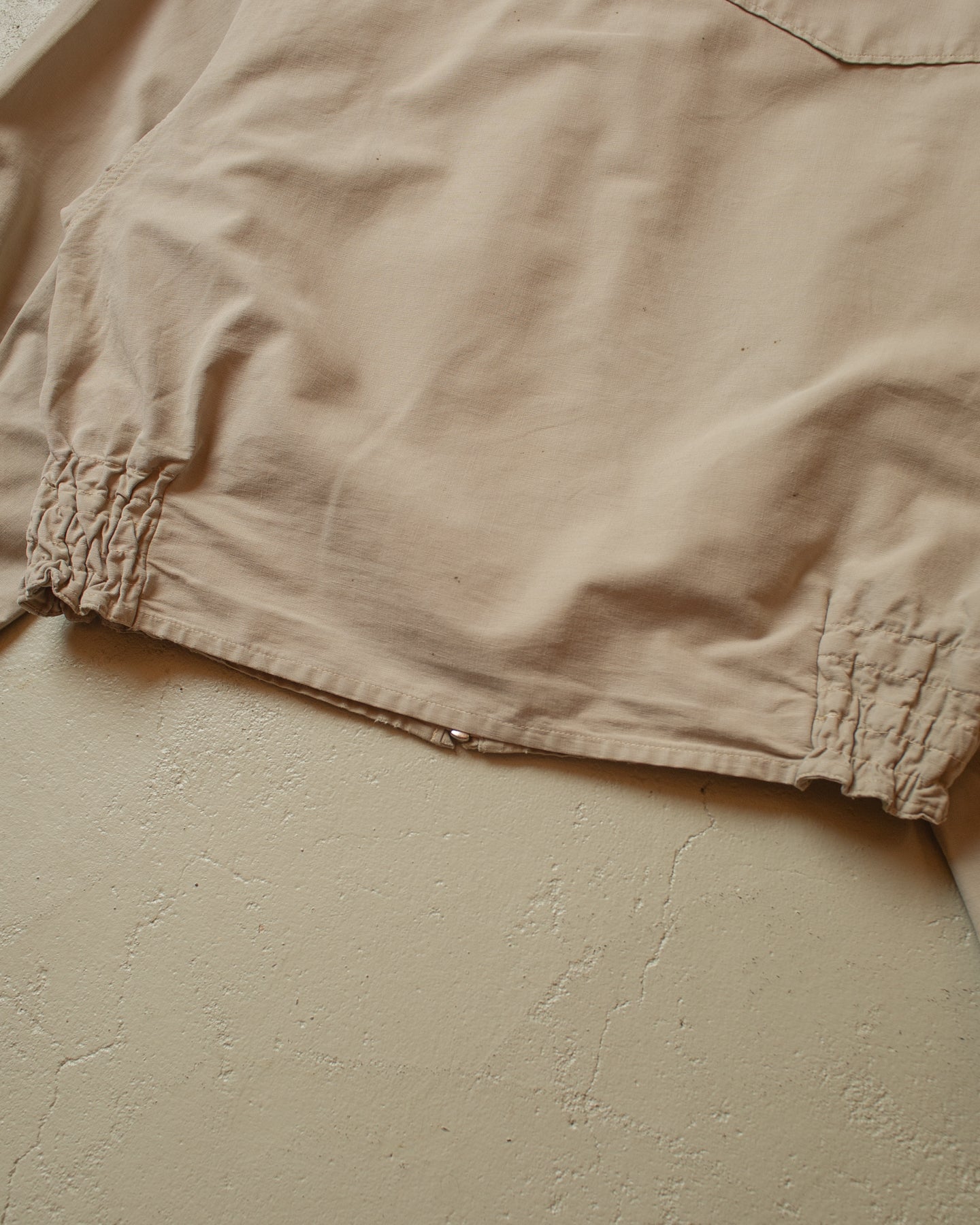 1950s cropped Harrington Jacket beige - S/M