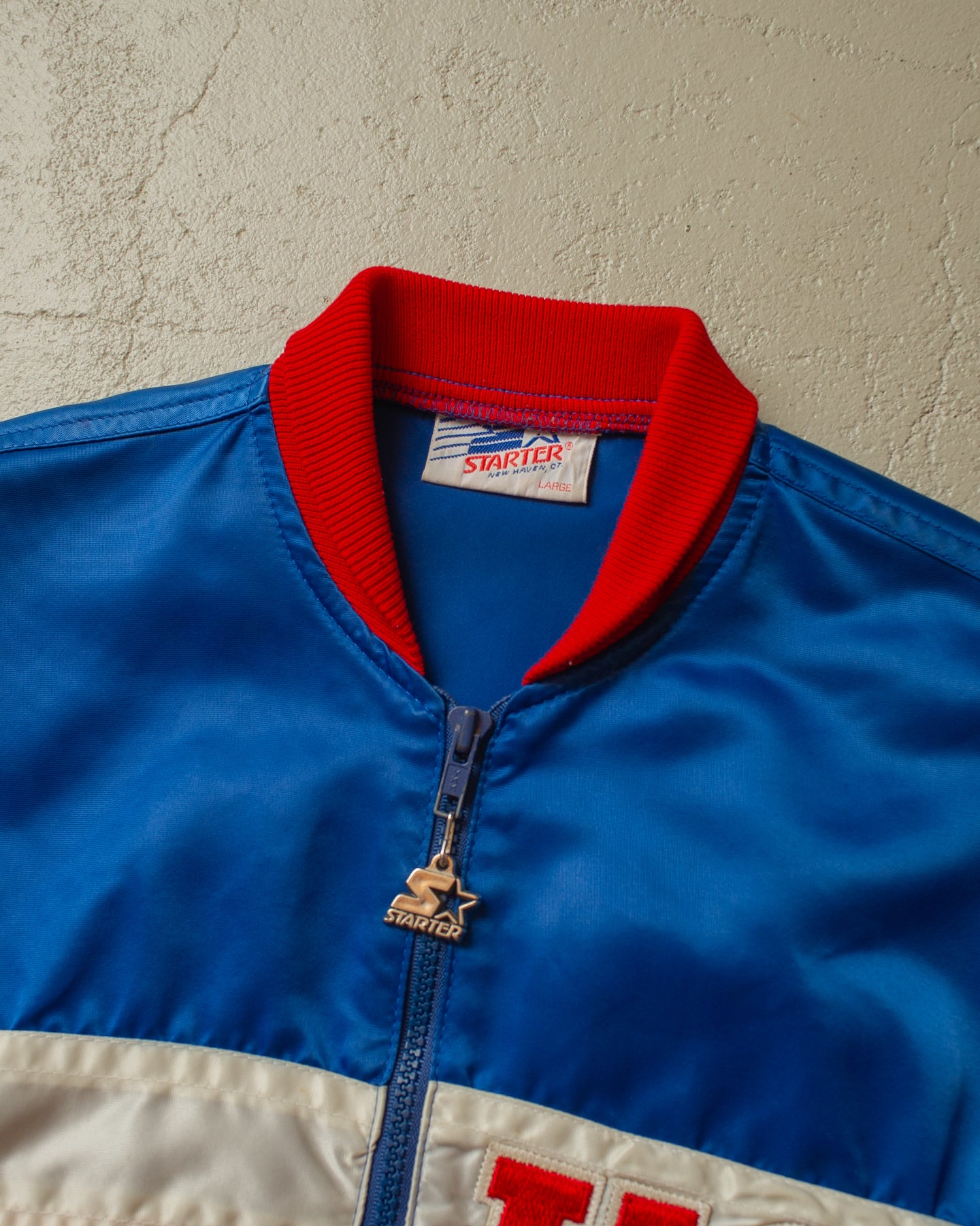 1980s Starter Team USA Olympics Satin Jacket blue - M/L