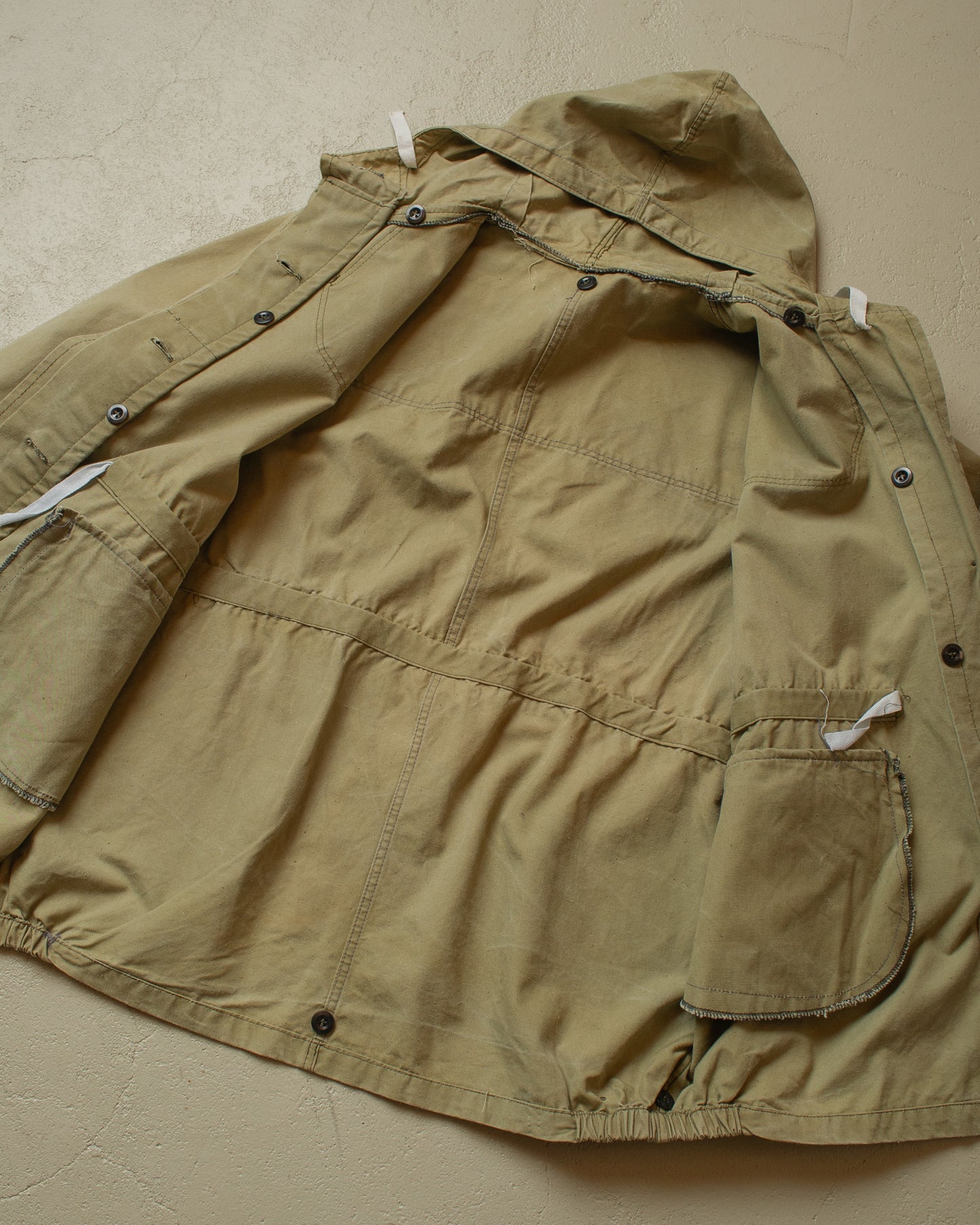 1960s/70s East European Hooded Jacket grey - L/XL