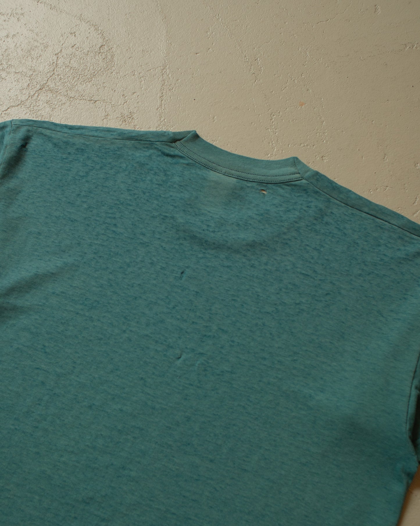 1990s distressed Pokagon Band T-shirt green - XL/XXL