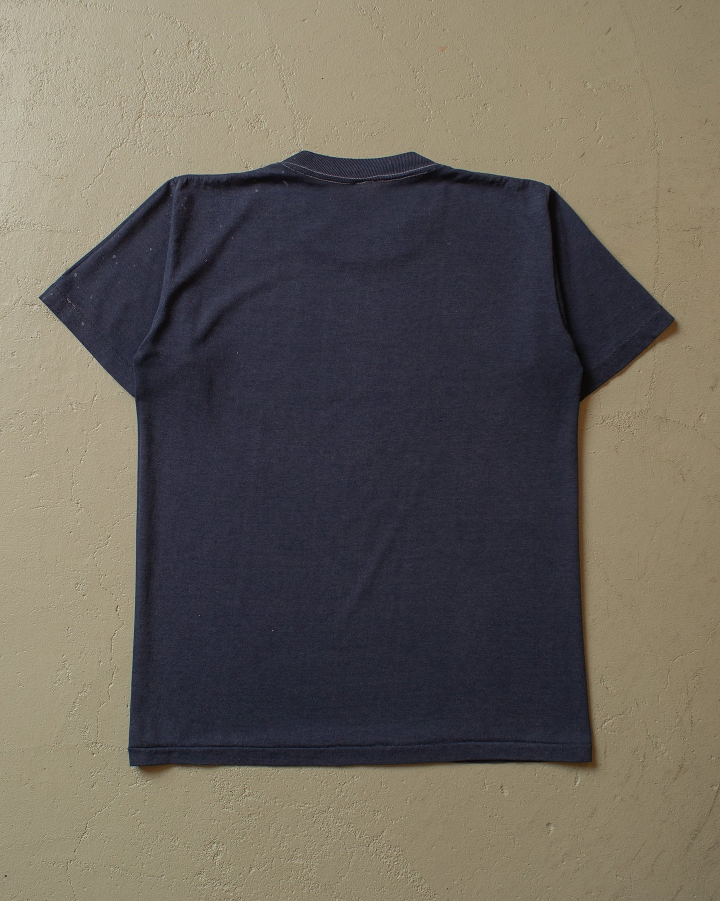1980s painter University of Michigan T-shirt blue - S/M