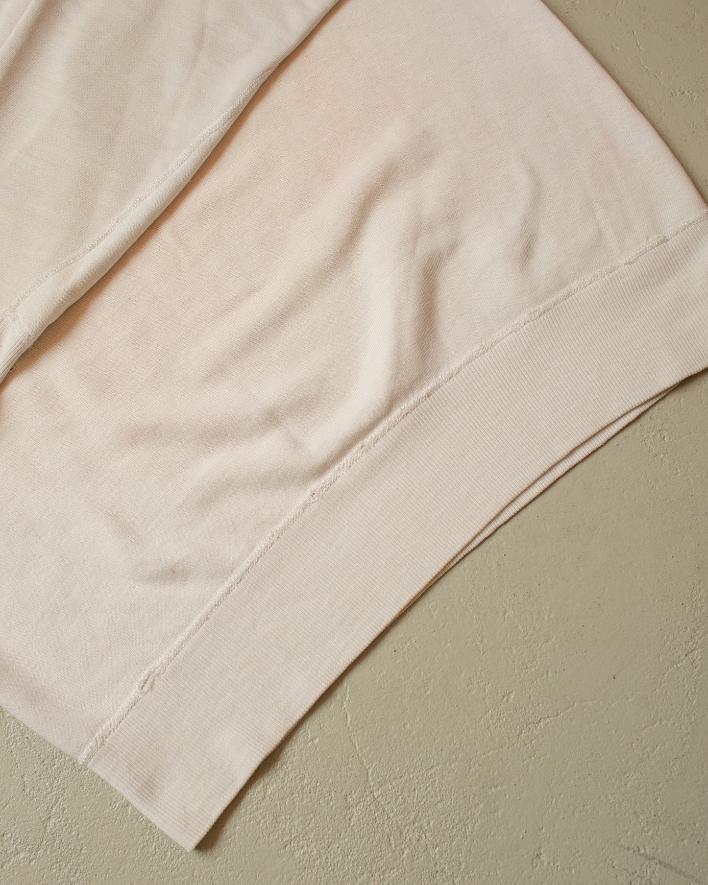 1930s/40s Single V Social Club Sweatshirt white - L/XL