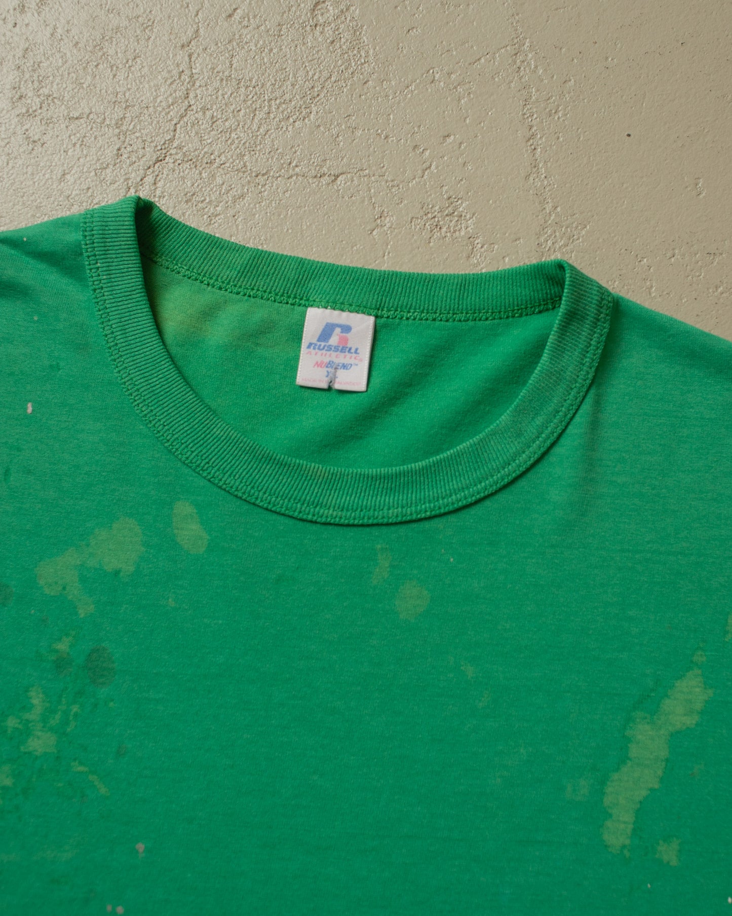 2000s Painter Russell Athletic T-shirt green - XXL