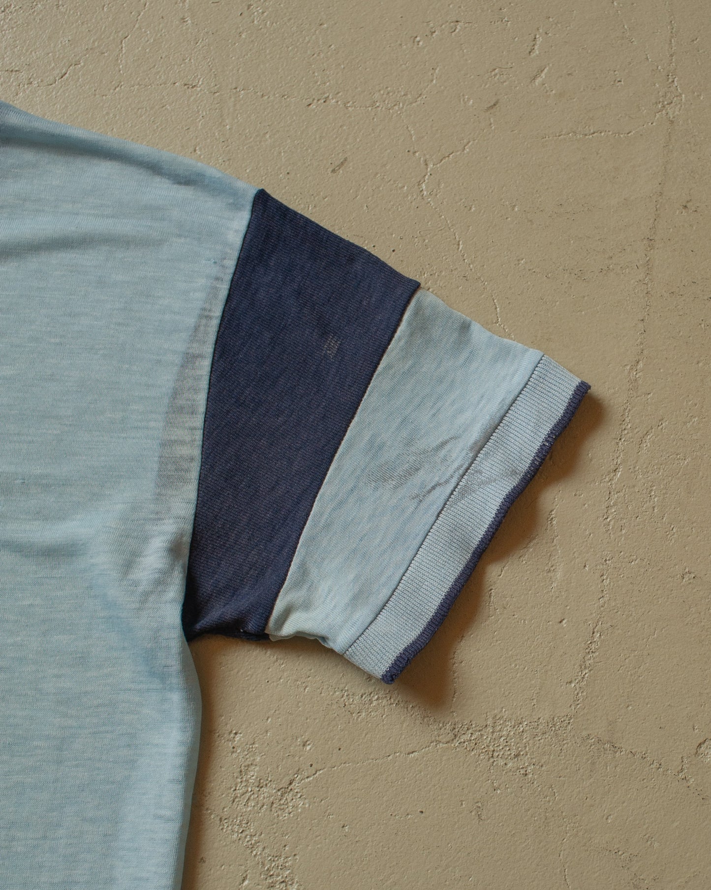 1970s distressed Champion Milwaukee Athletic Club T-shirt blue - S/M