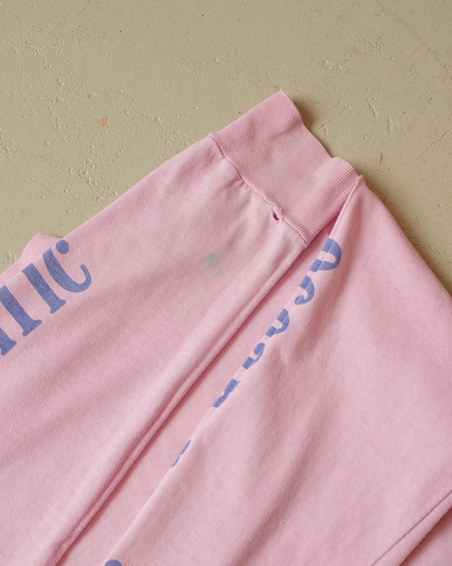 1980s distressed Ocean Pacific "The Wave" Longsleeve pink - M/L