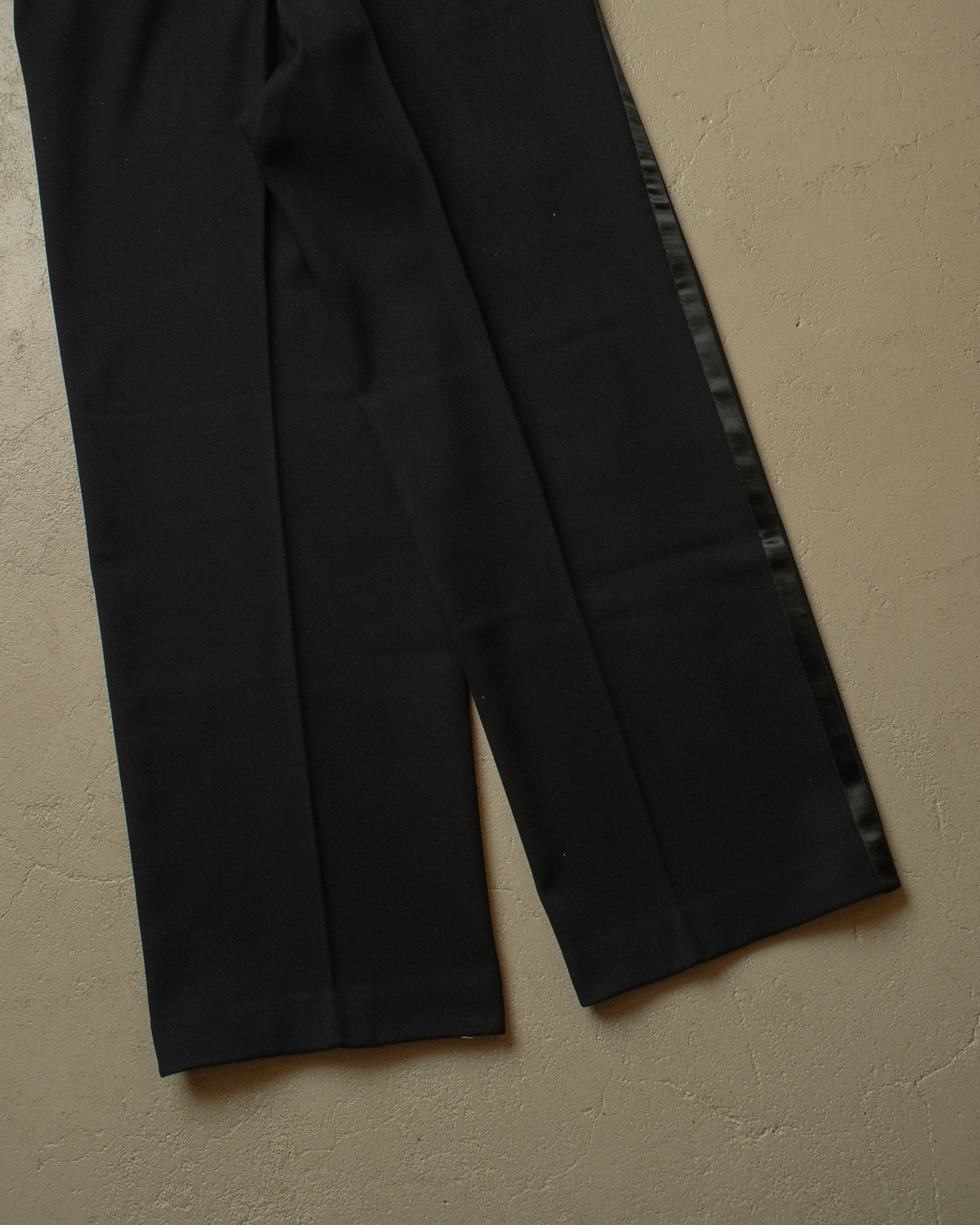 1940s/50s German Wool Suit Pants black - W37 L31