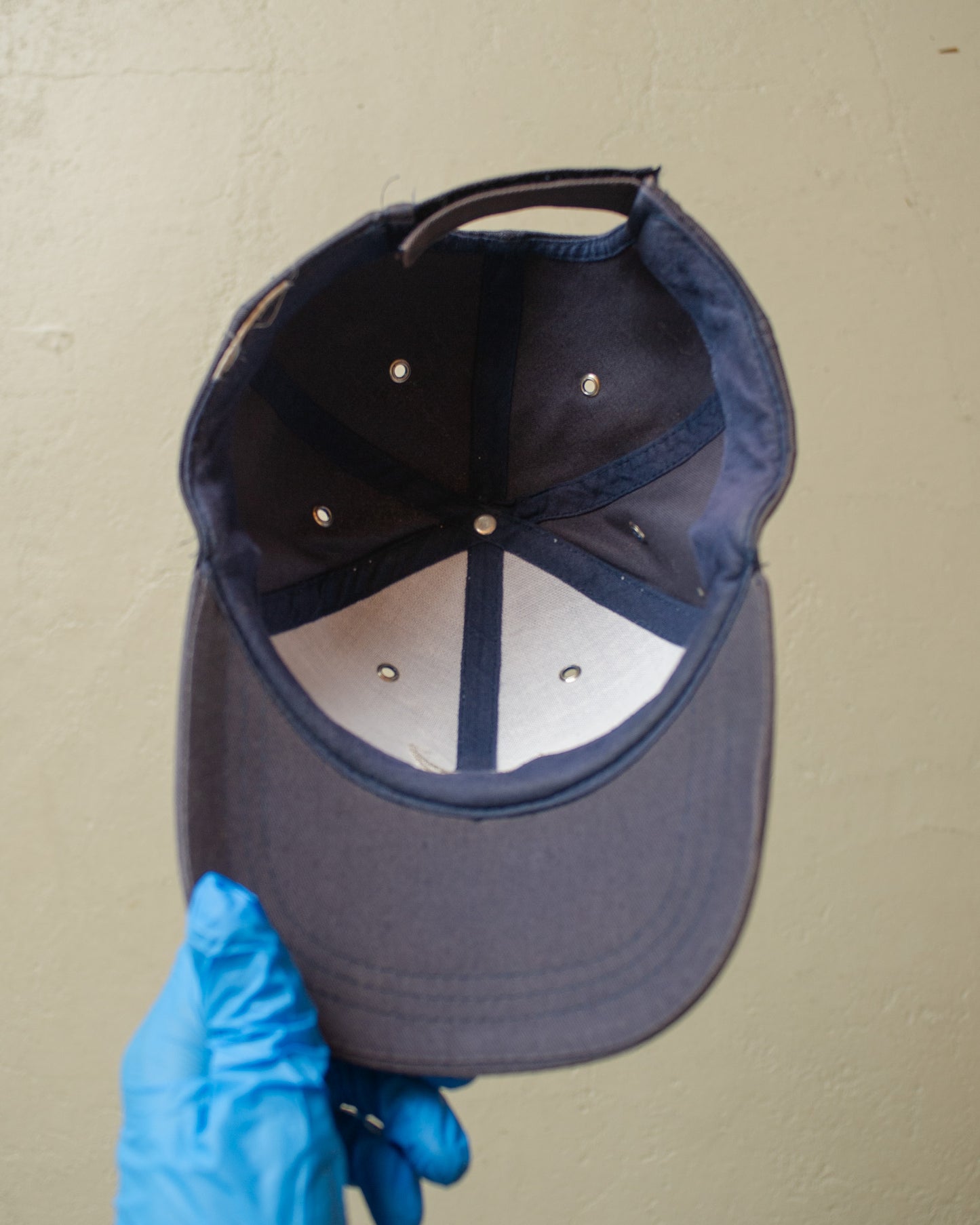 1990s Faded Trigema Strapback blue