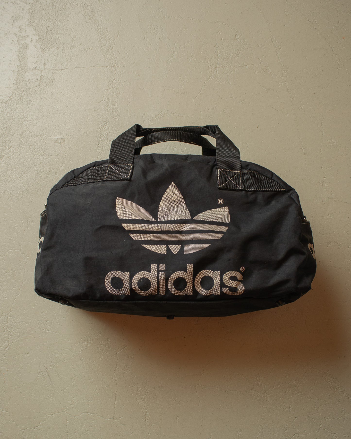 1980s Adidas Duffle Bag black