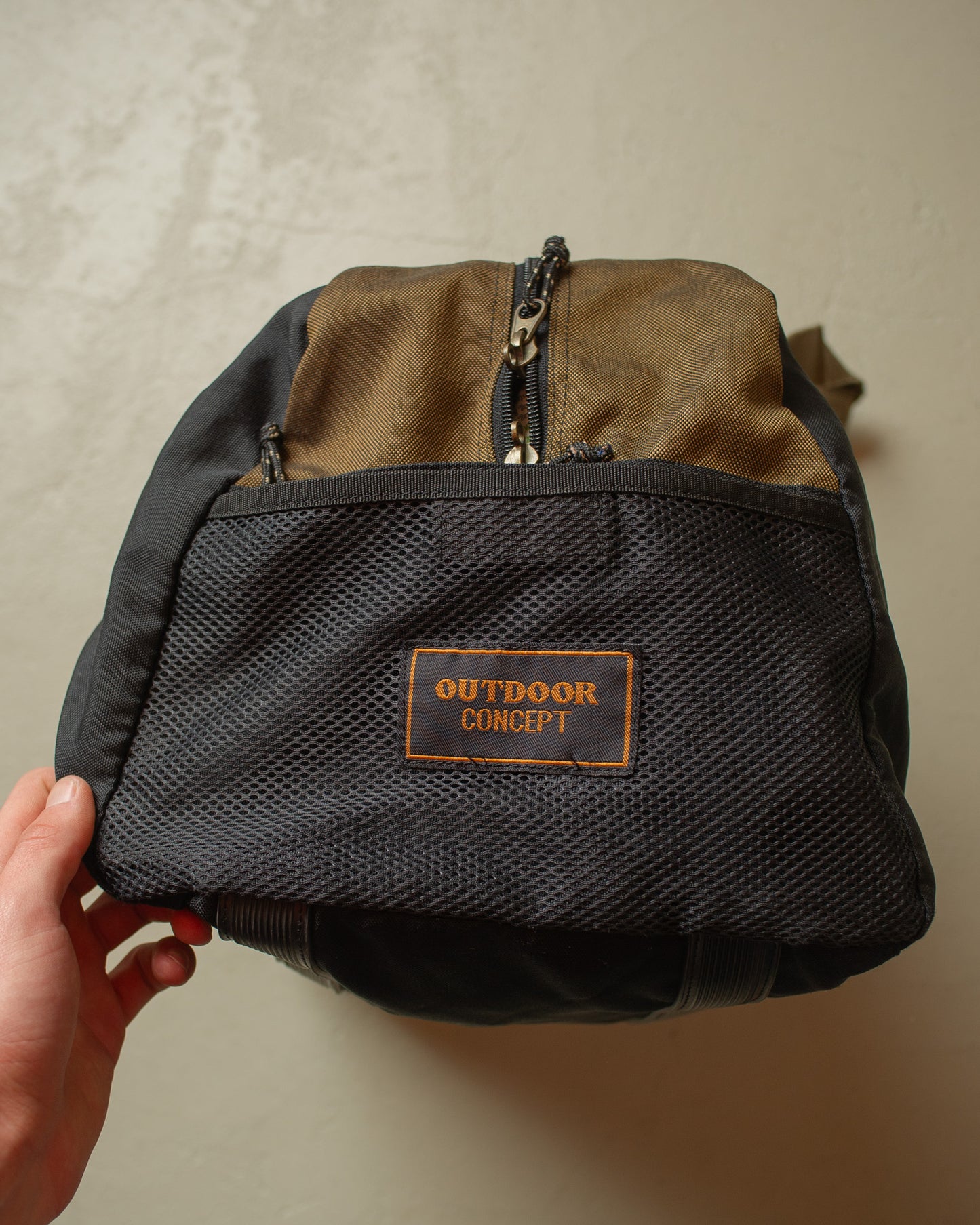 1990s Camel Adventure Wear Duffle Bag black