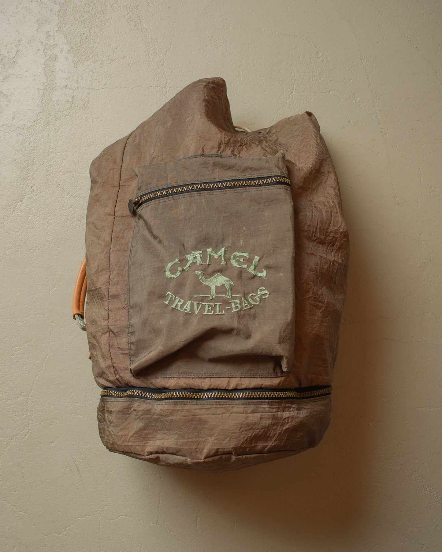 1990s Camel Duffle Bag khaki