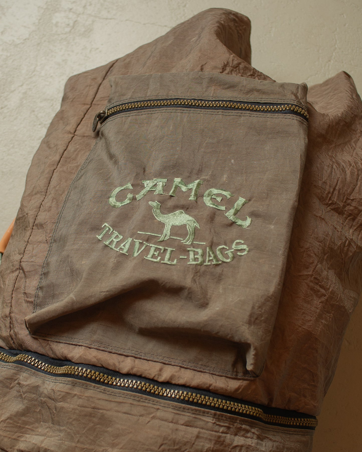 1990s Camel Duffle Bag khaki
