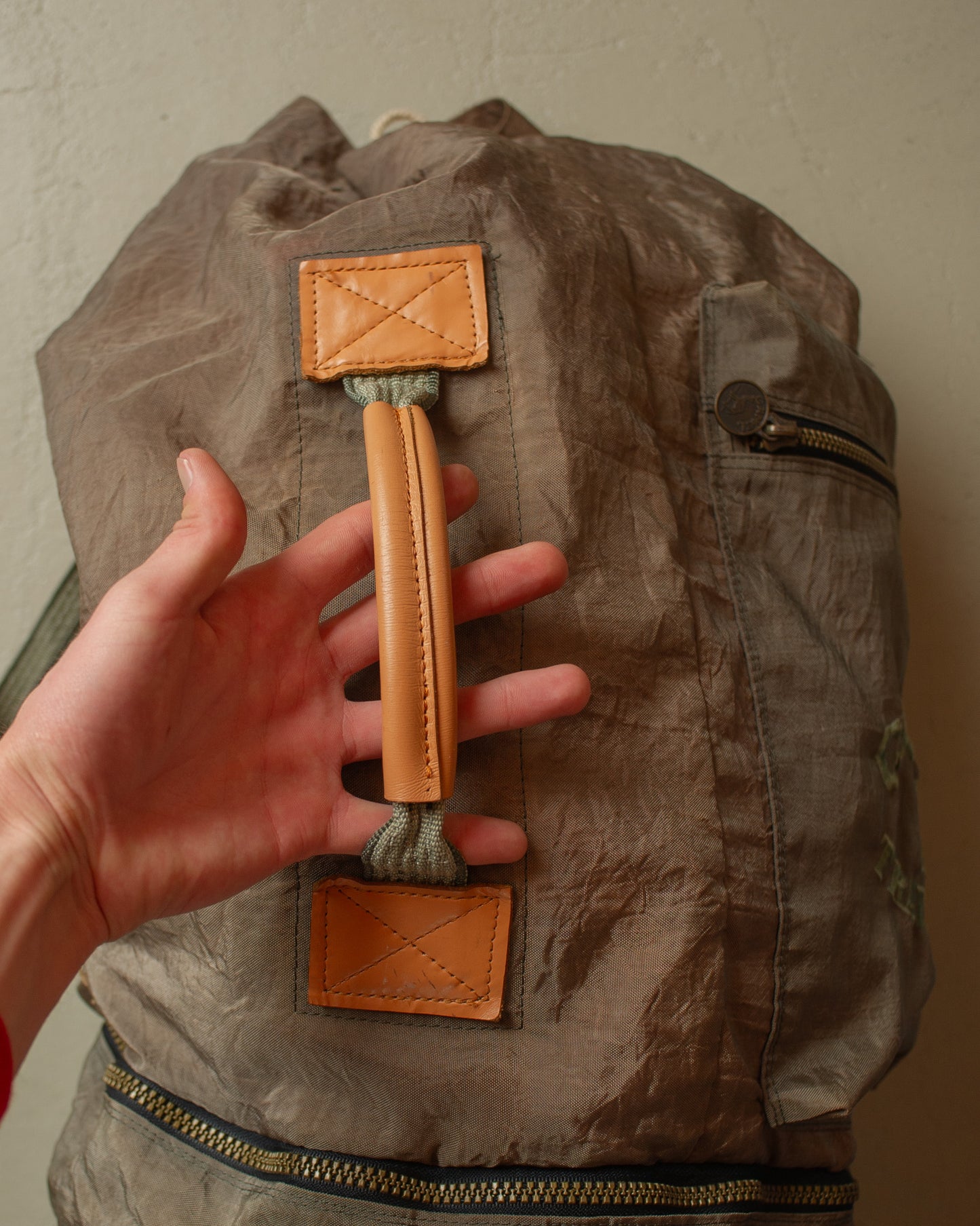 1990s Camel Duffle Bag khaki