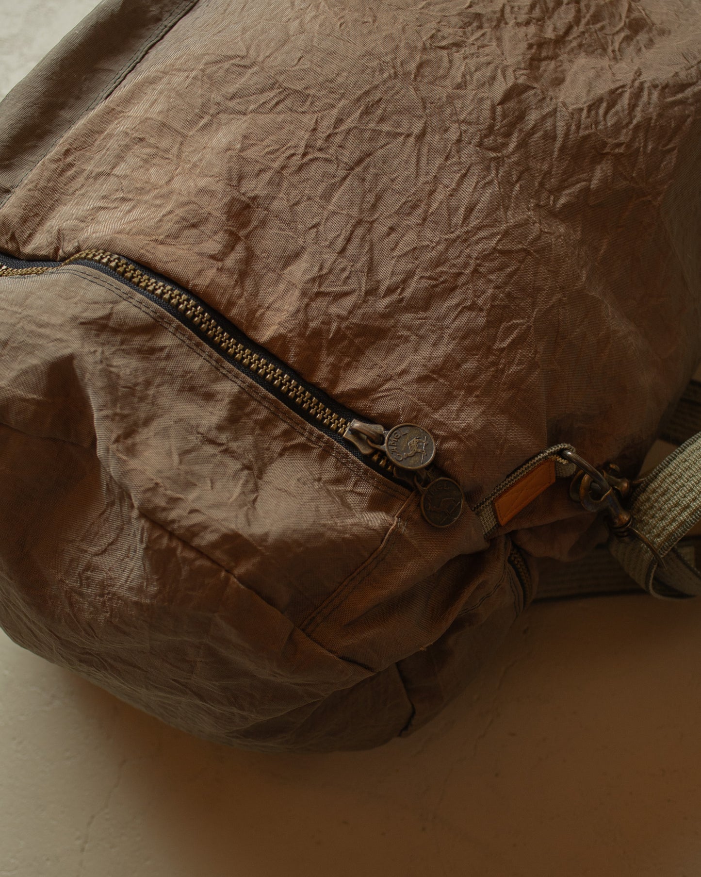 1990s Camel Duffle Bag khaki