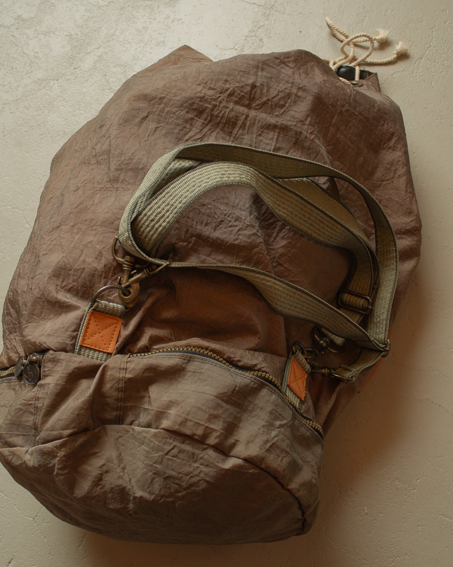 1990s Camel Duffle Bag khaki