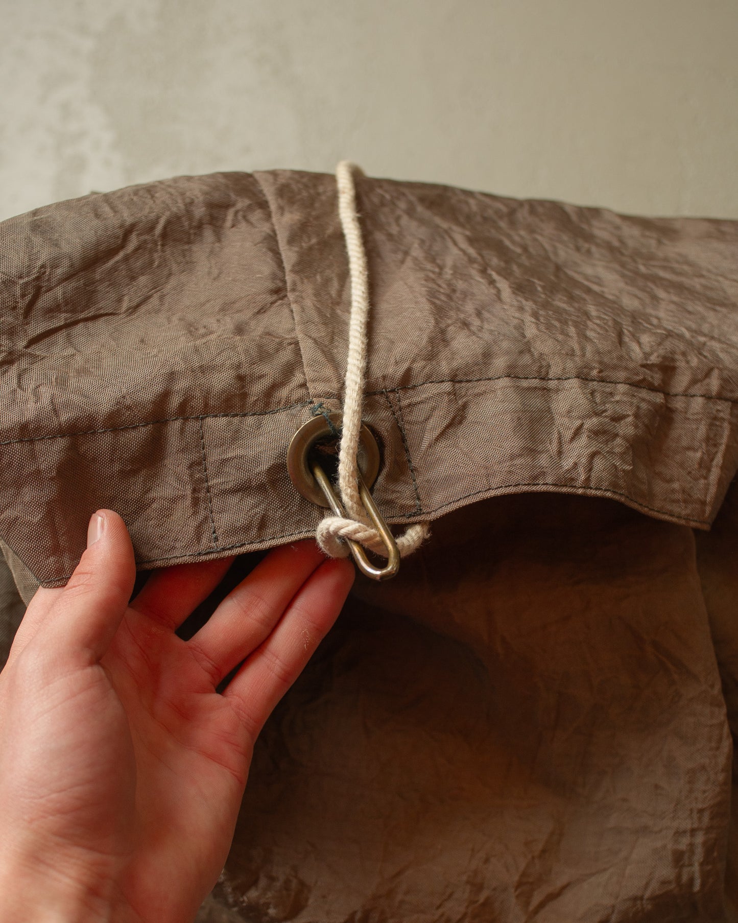 1990s Camel Duffle Bag khaki