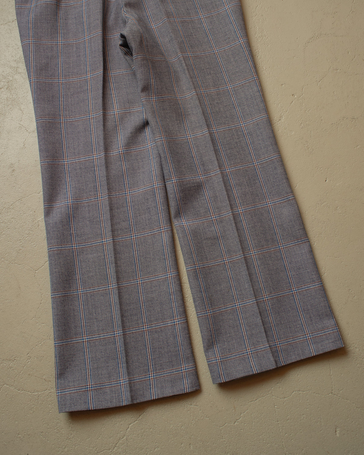1960s/70s German checkered Two-Piece Suit grey - M/L