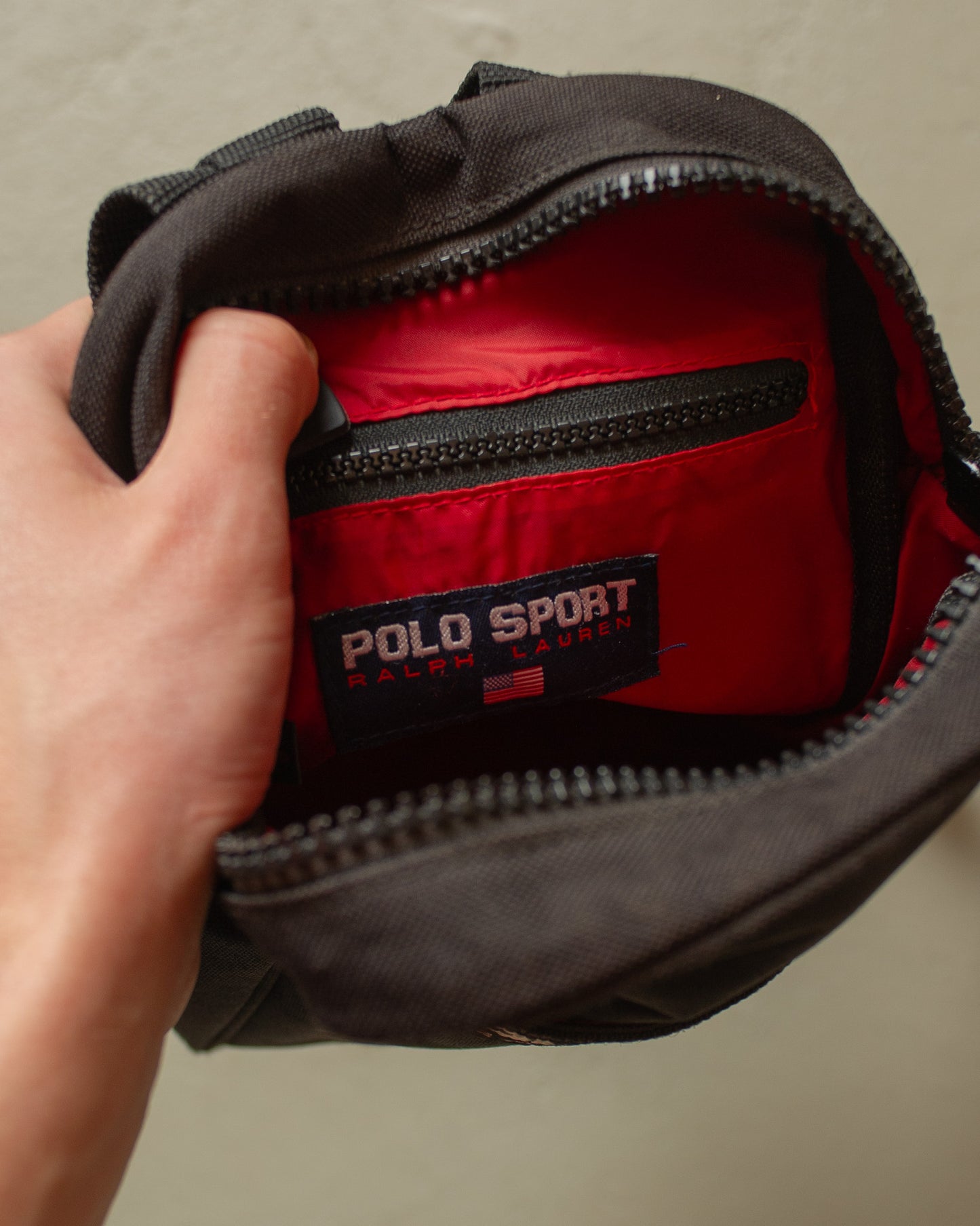 2000s Womens Polo Sport Backpack black
