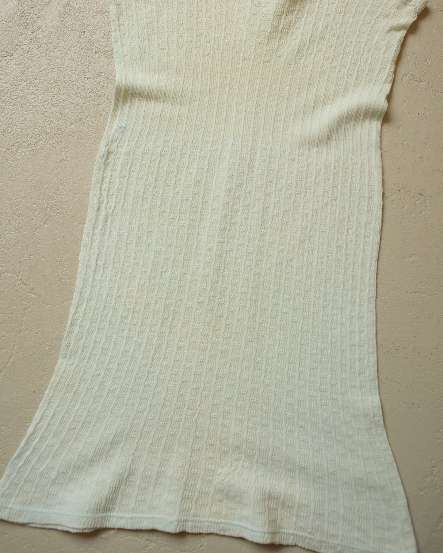 1920s Womens Knit Undershirt blue - S/M