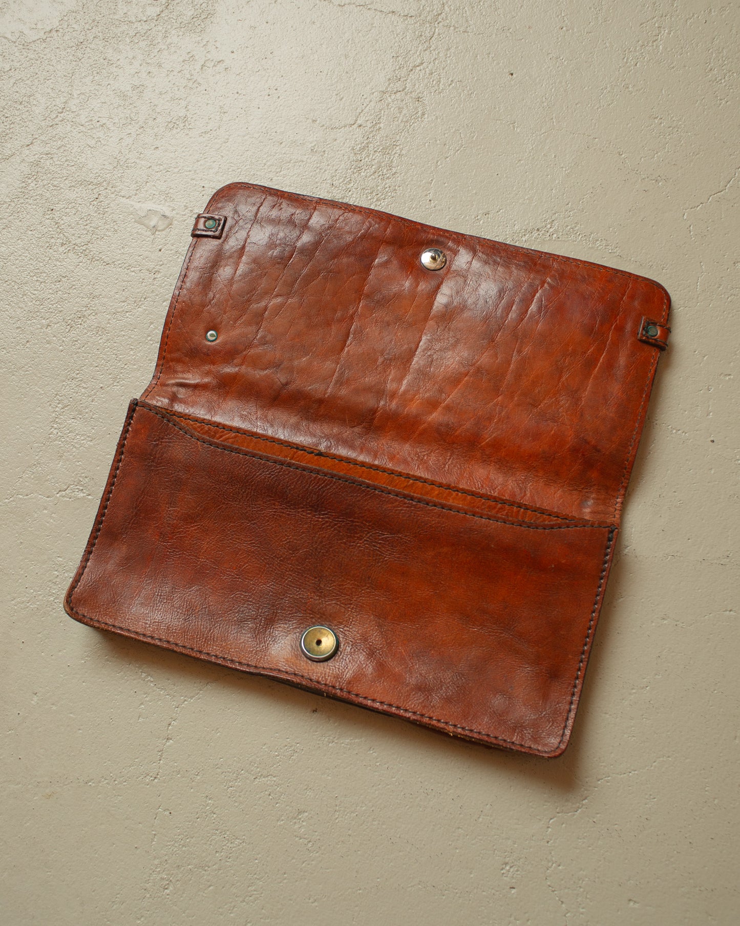 1980s The Bridge Leather Purse brown