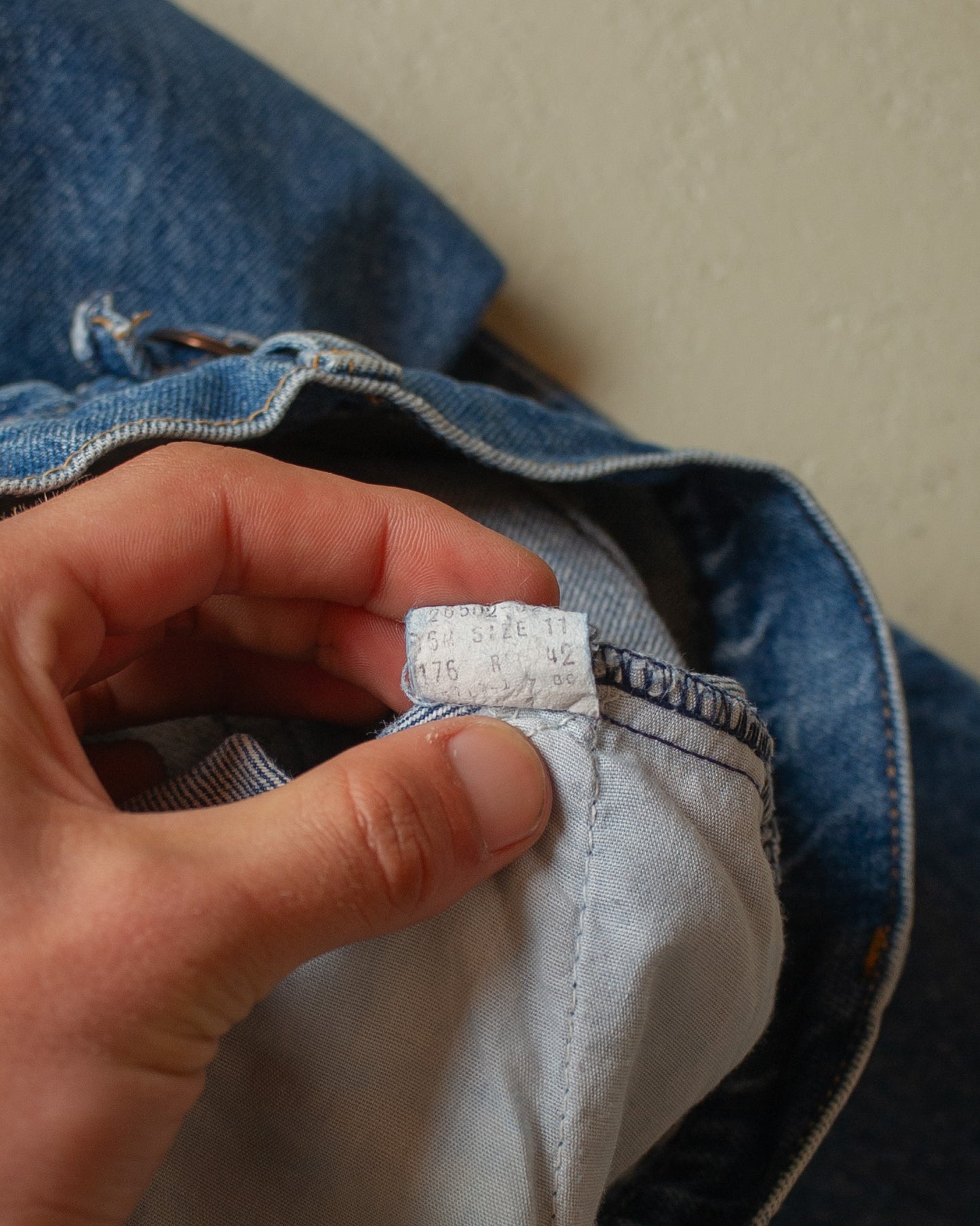 1980s Women´s Levi´s Buckleback Jeans blue - W27 L32