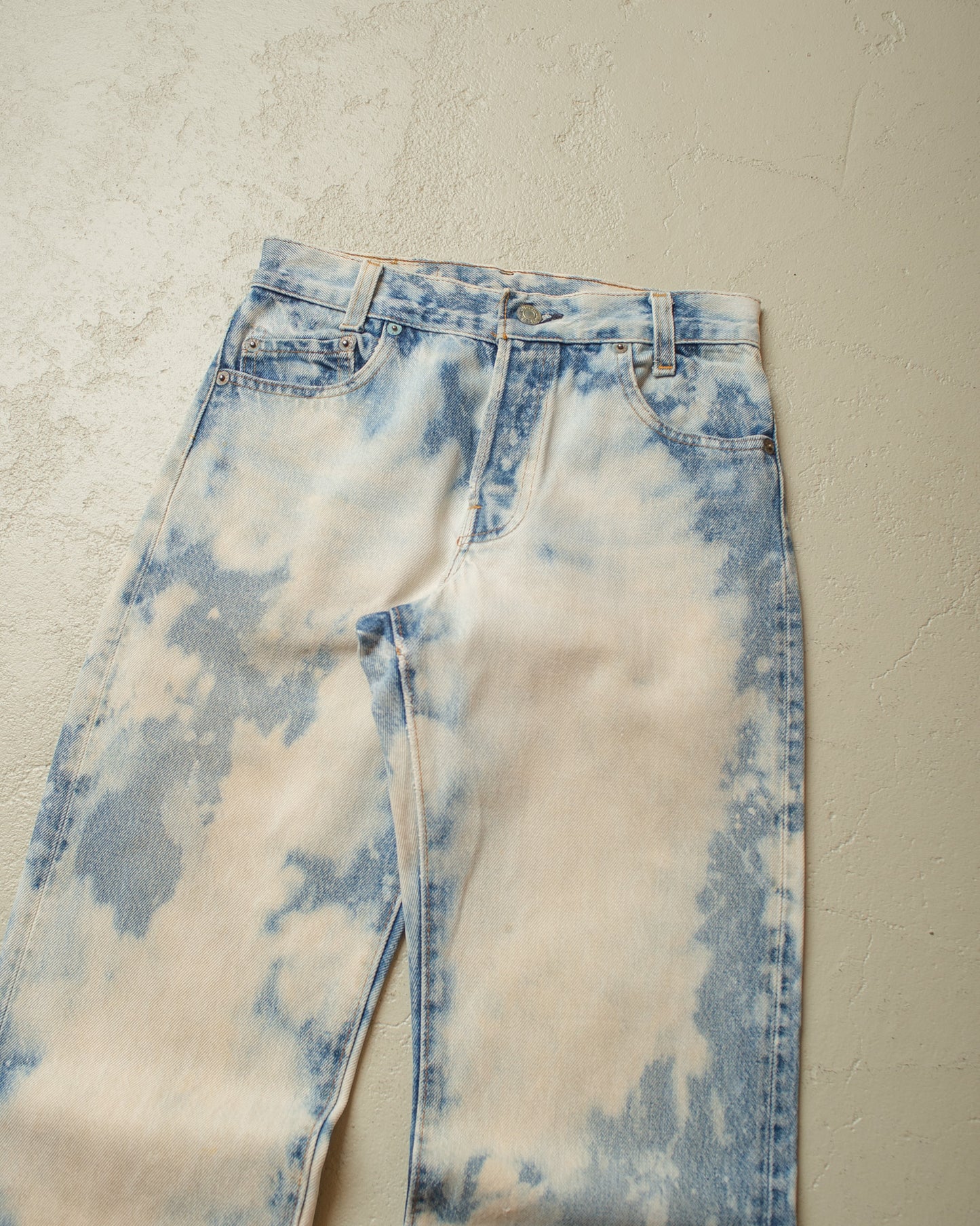 1980s Womens Levi´s 701 crazy wash Jeans blue - W25 L30