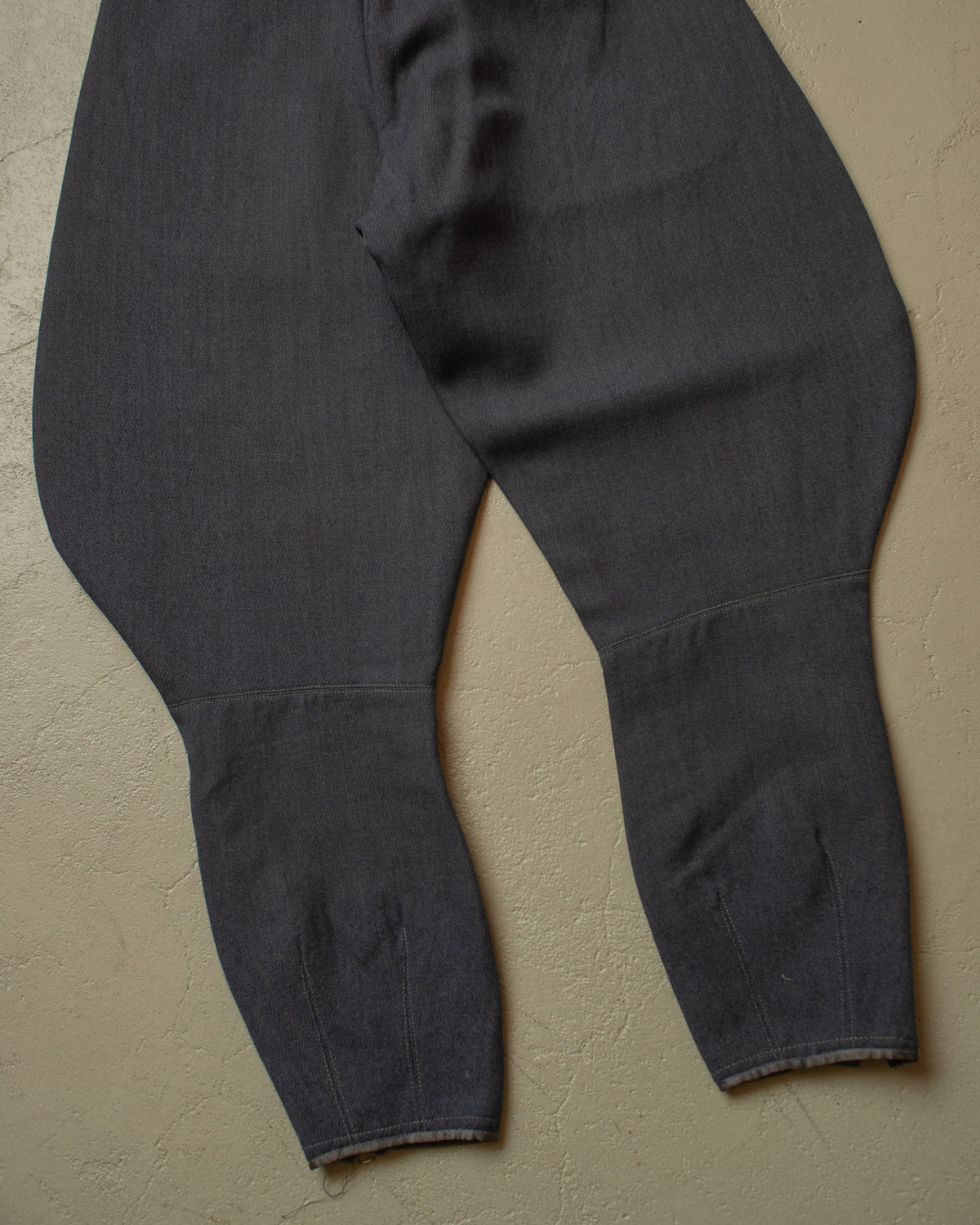 1940s German Wool Sports Breeches "Stiefelhose" grey - W26,5 L25,5