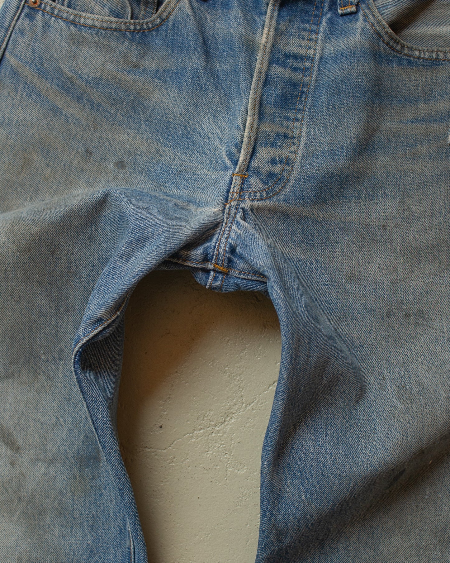 1983 Levi´s 501 Selvedge Mud Wash Jeans blue - W29 L30