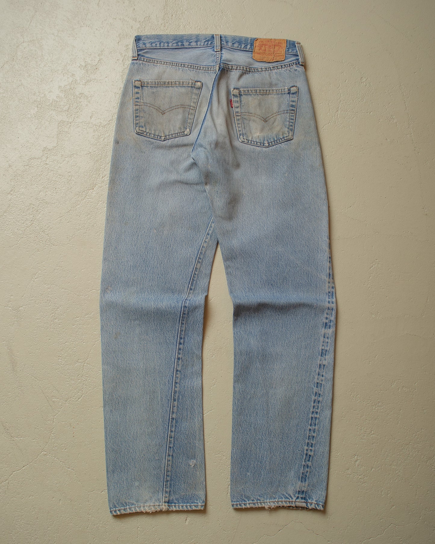 1982 Levi´s 501 Selvedge distressed Jeans blue - W30 L31