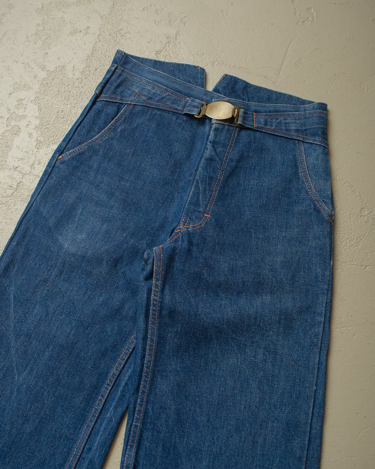 1970s Women´s Mustang Bellbottom Jeans blue - W26 L32