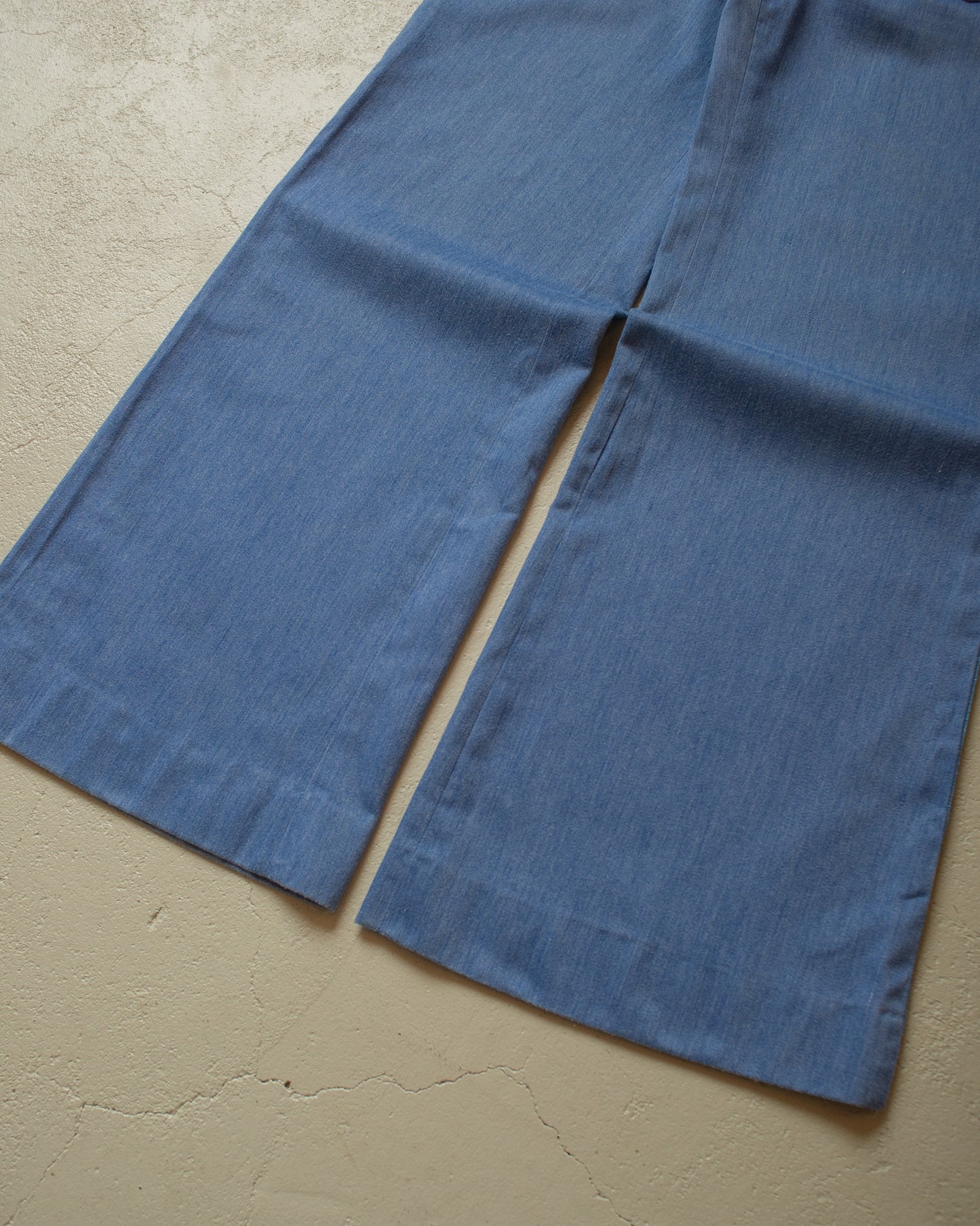 1970´s Embroidered Bellbottom Pants blue - W27 L31