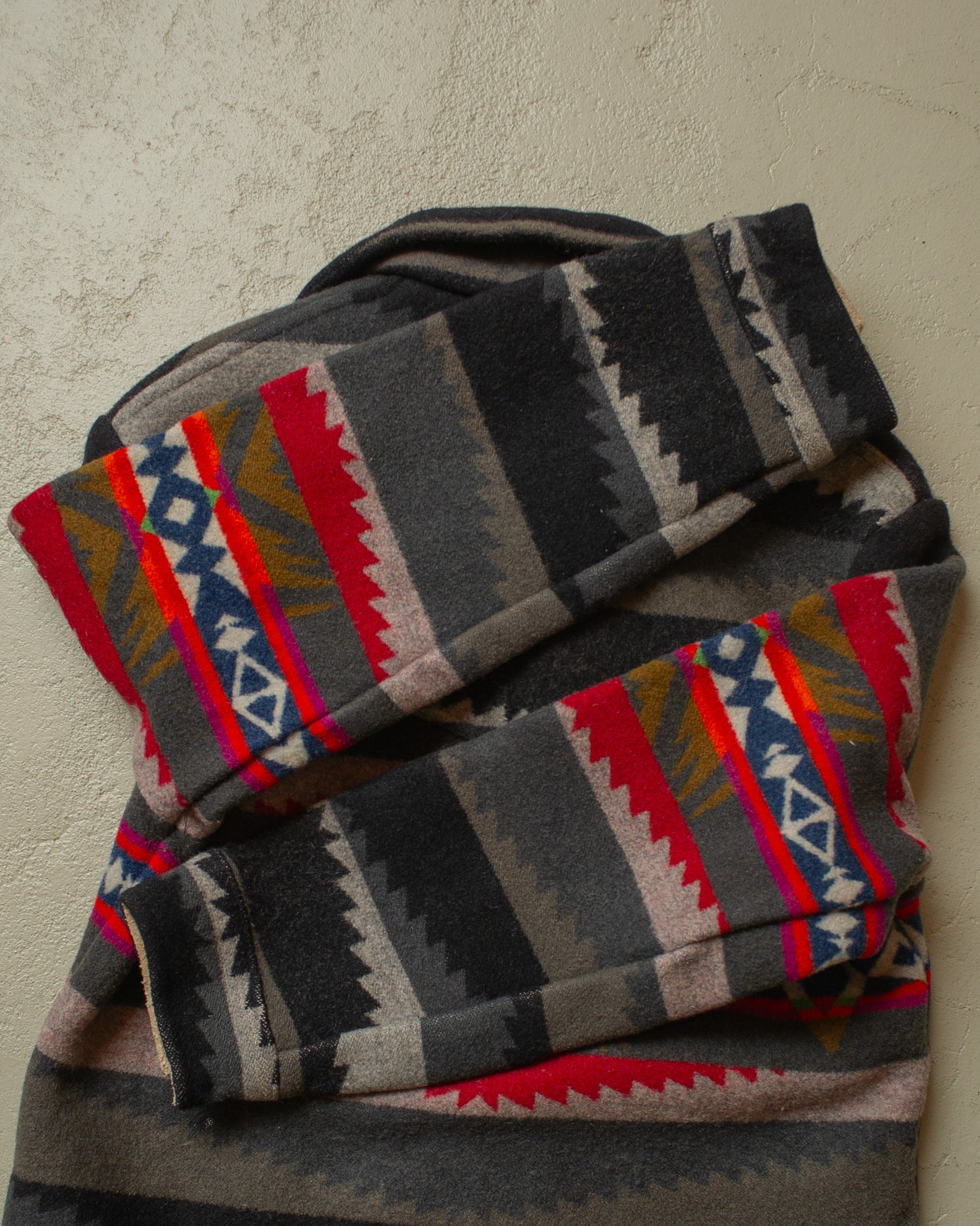 1970s/80s Womens Pendleton Aztec Wool Jacket - M