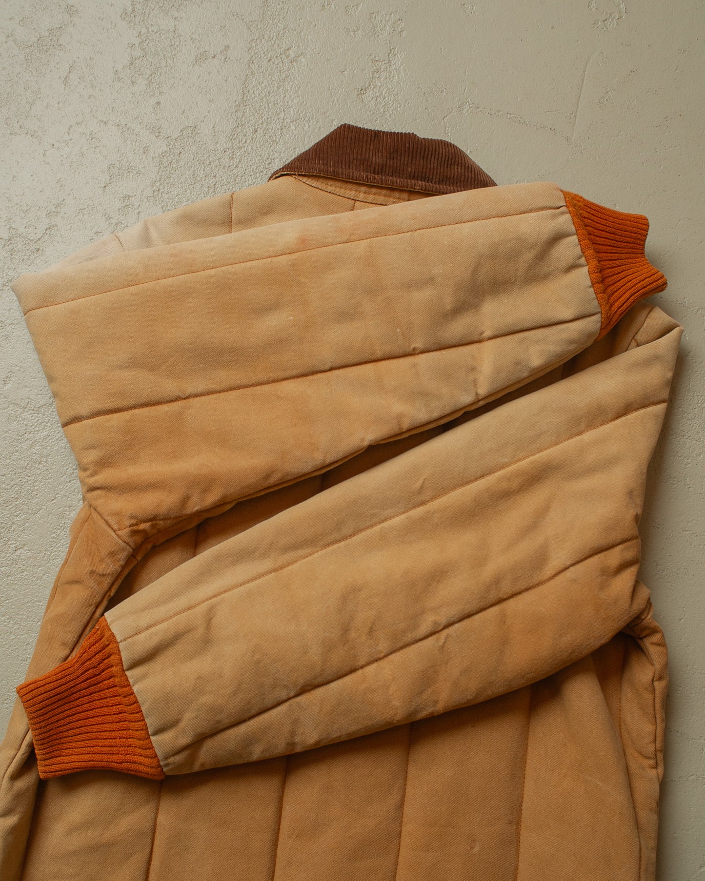 1970s/80s Faded Walls lined Work Jacket beige - M/L