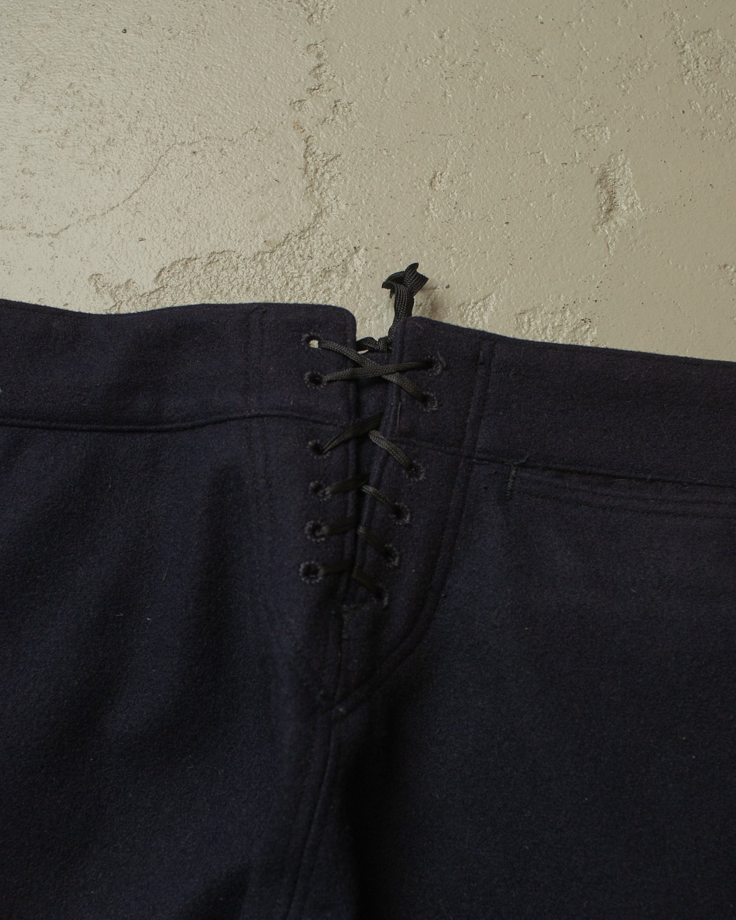 1971 US Navy Pullover/Bellbottom Wool Set navyblue - S/M