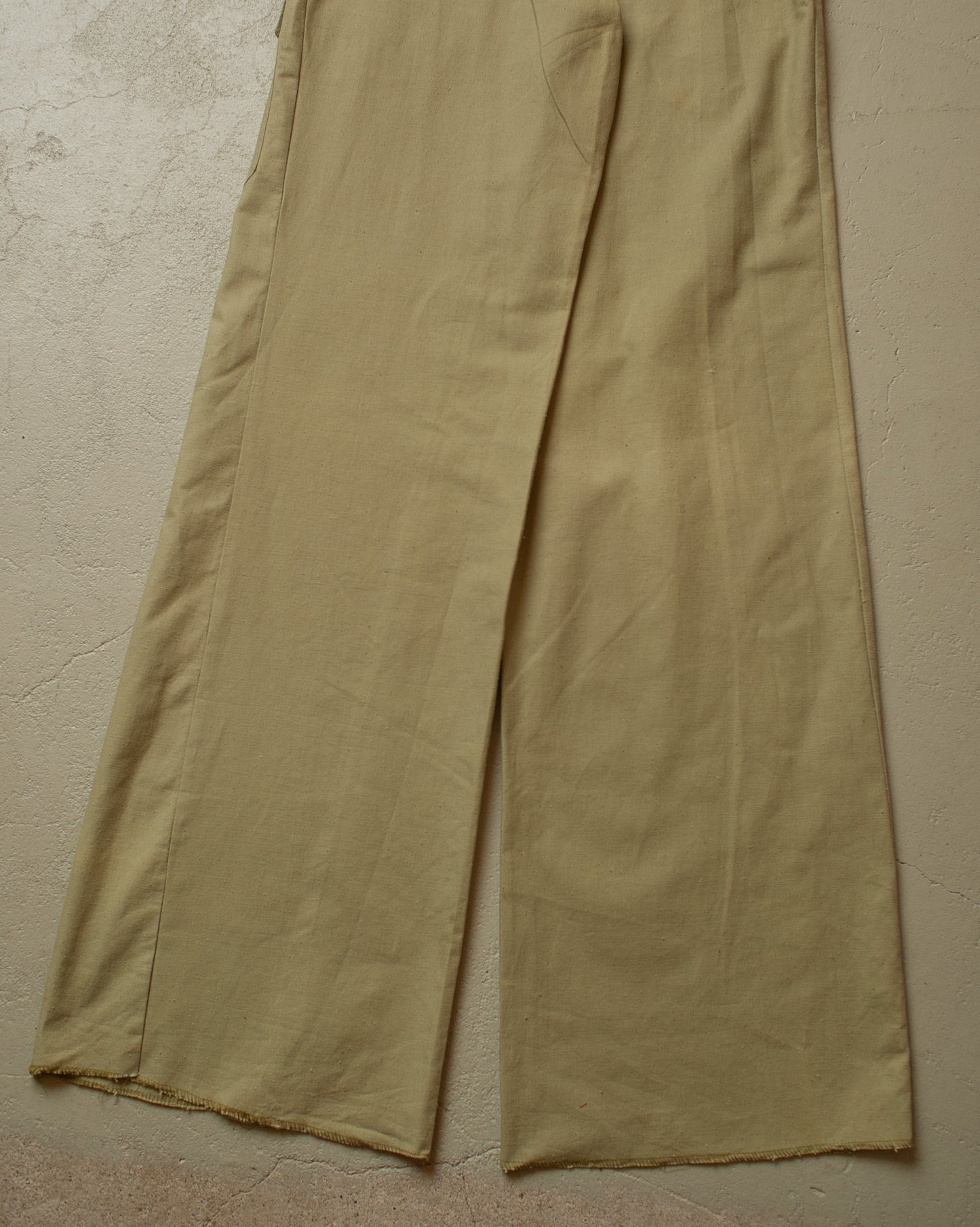 1960s/70s Moving Company Bellbottom Work Coverall green - S/M (long)