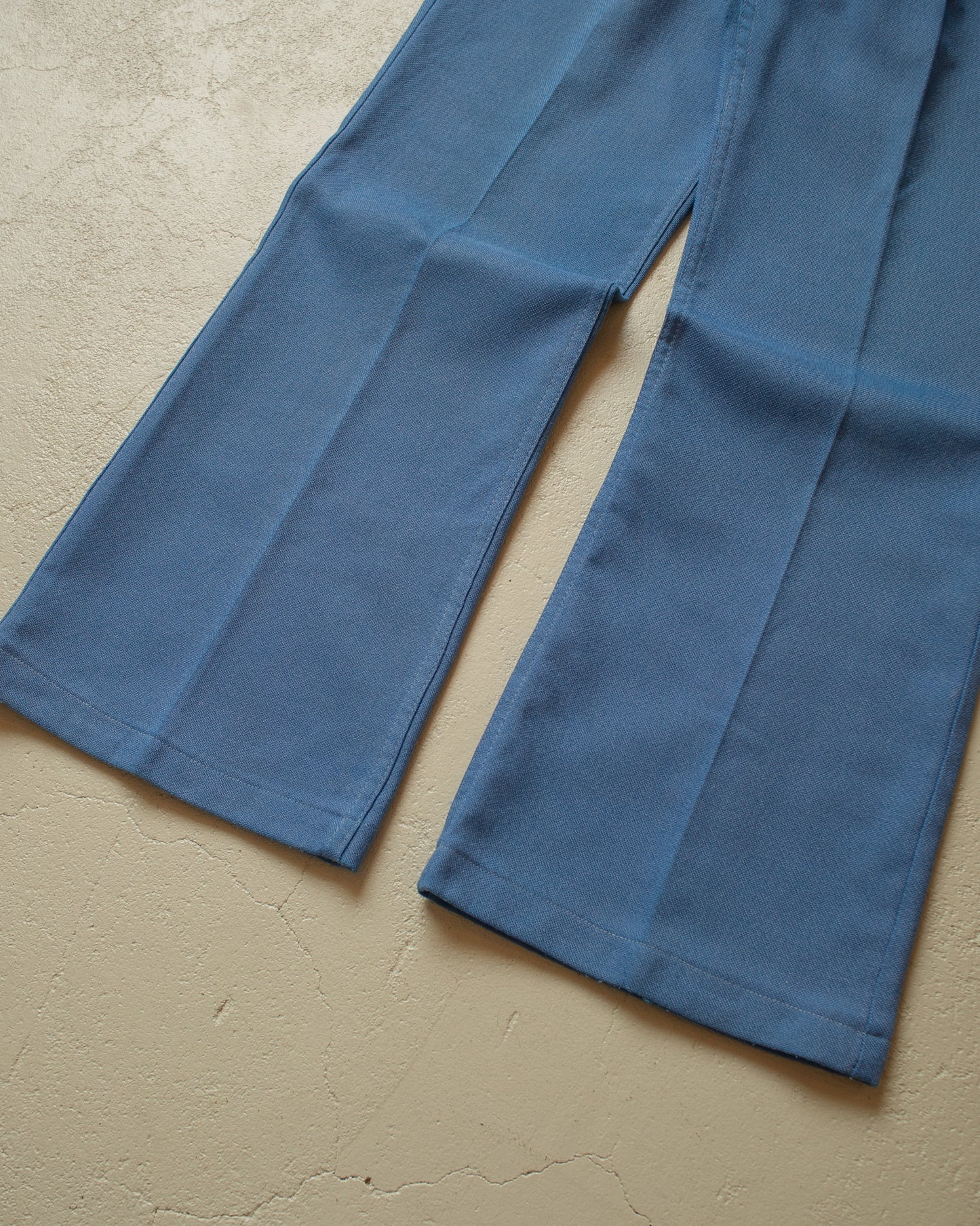 1970s Levi´s Sta-Prest Flared Pleated Pants blue - W36 L30