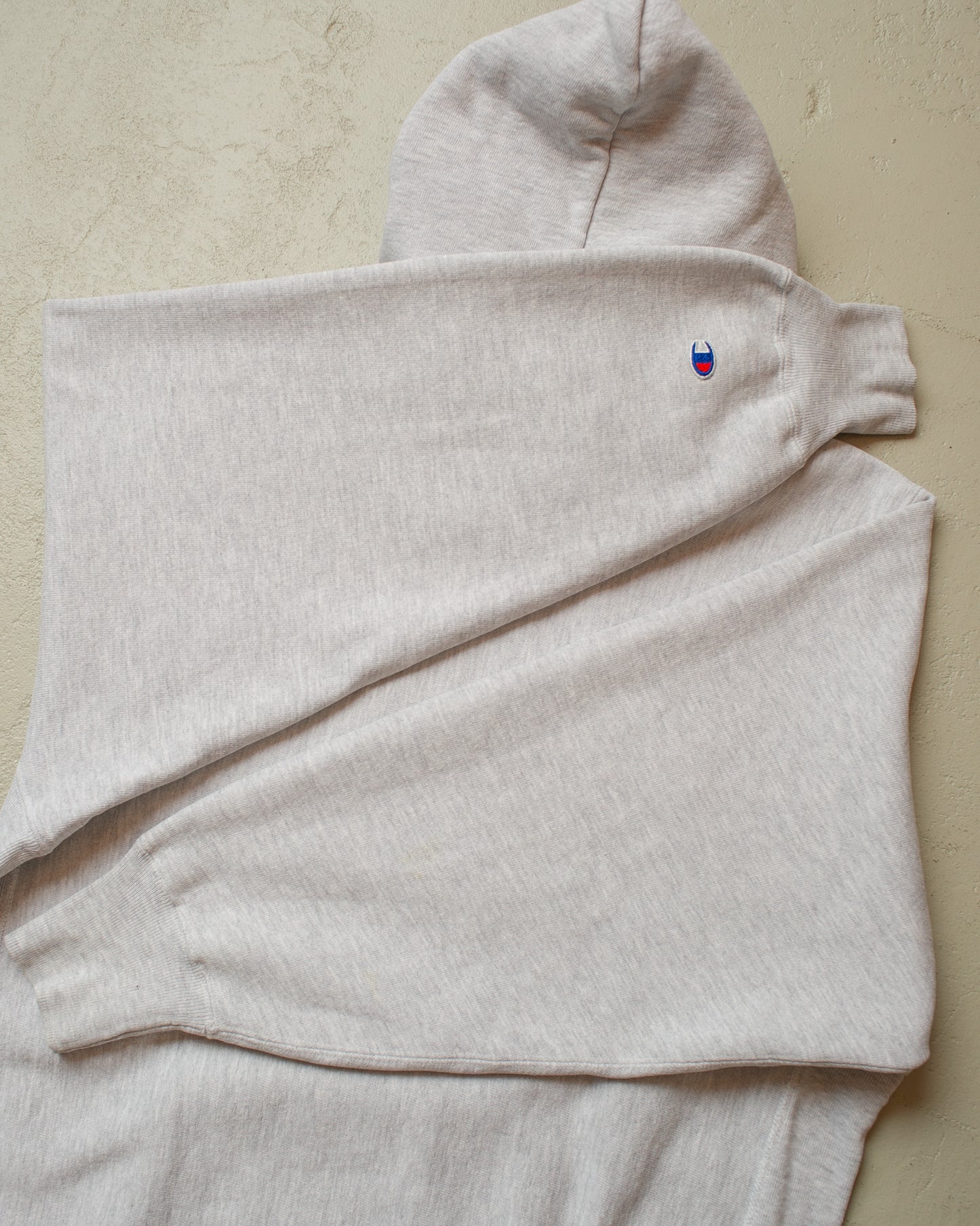 1990s Champion Duquesne University Reverse Weave Hoodie grey - XXL