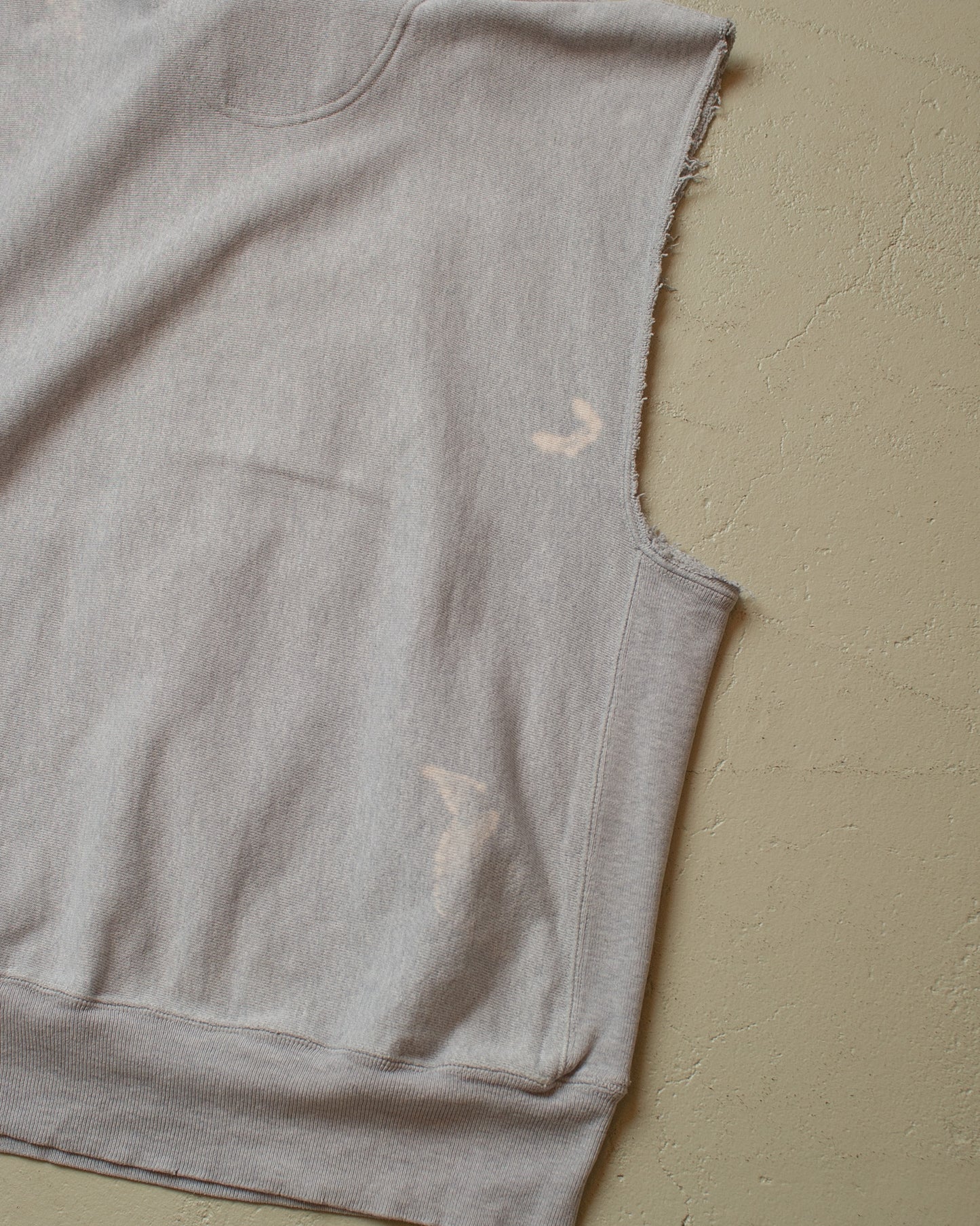 2000s Champion School Cut Off Hoodie grey - M/L