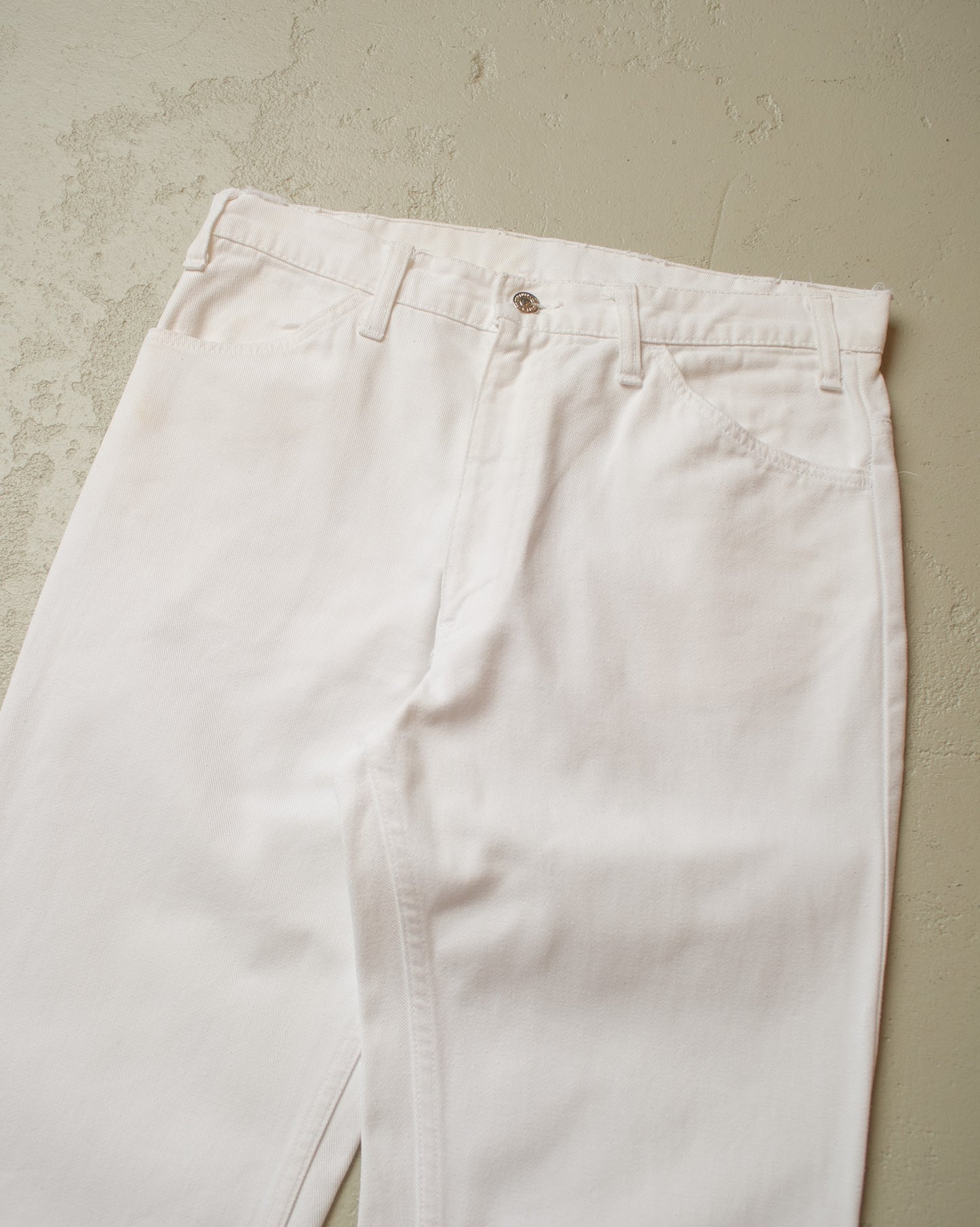 1970s Levi´s Big E Flared Jeans white - W32 L33