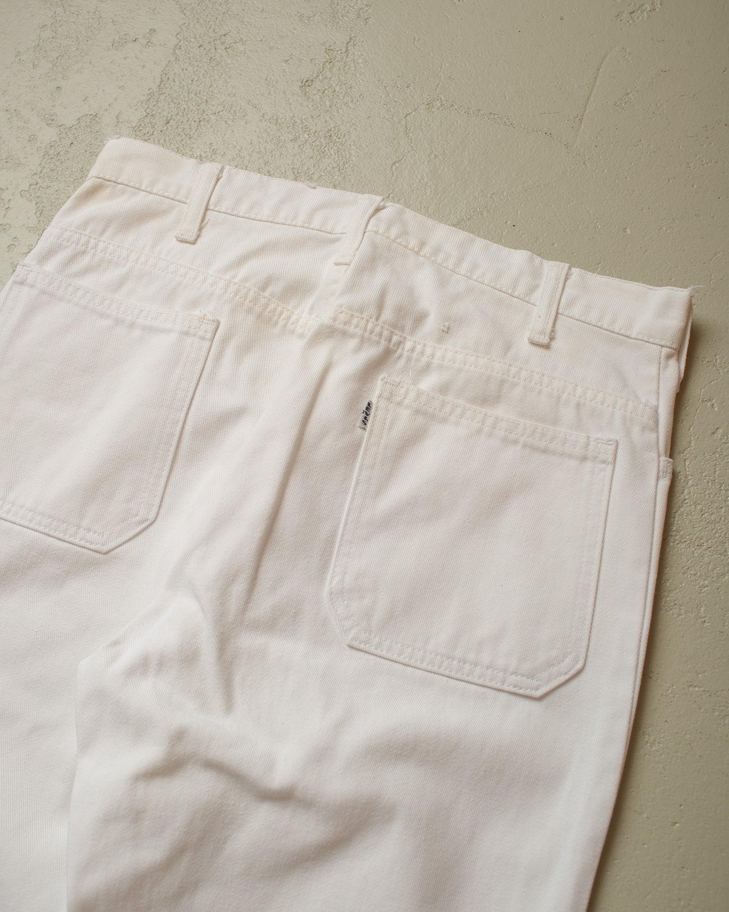 1970s Levi´s Big E Flared Jeans white - W32 L33