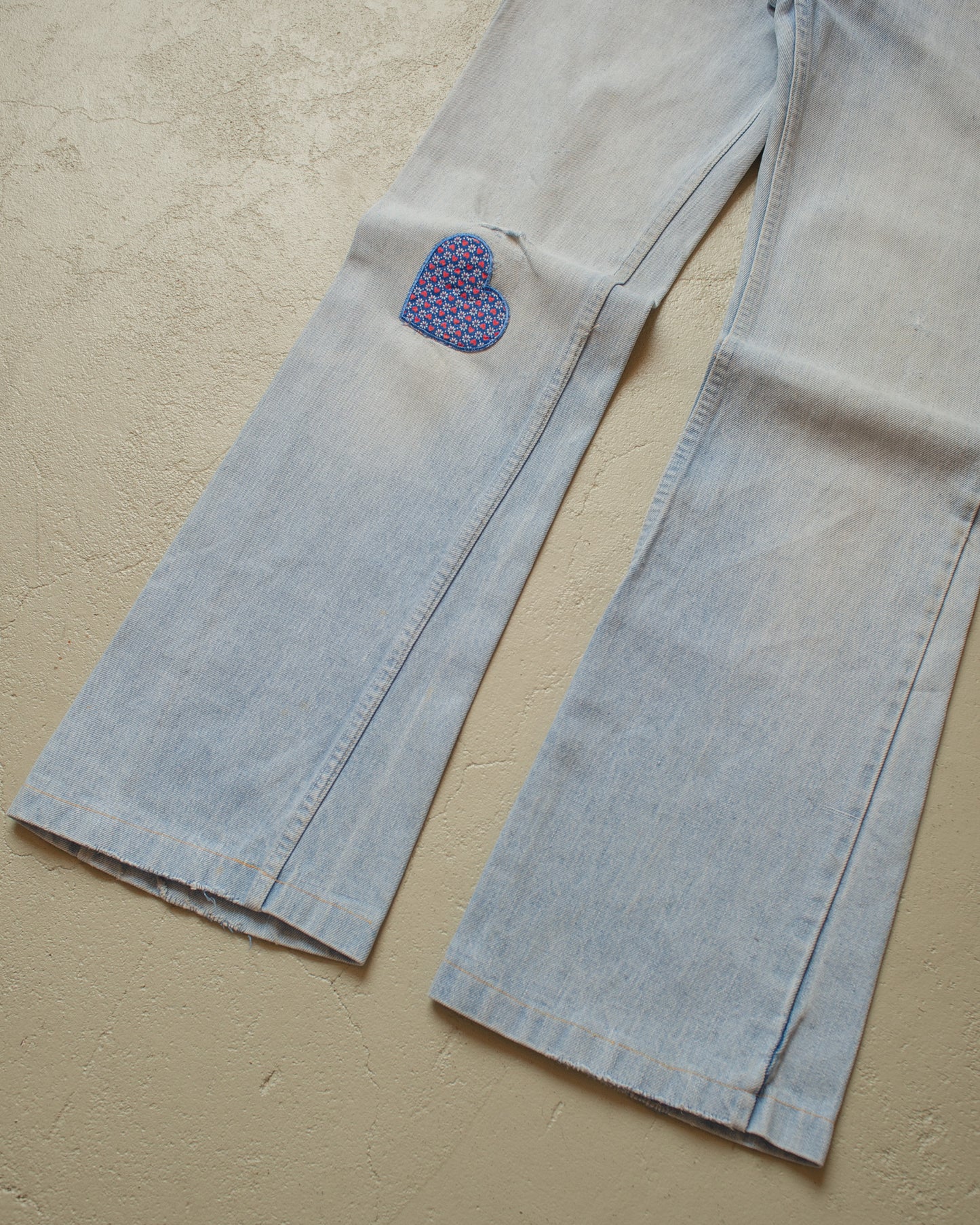 1970s Levi´s Big E Orange Tab Flared Jeans blue - W32 L32