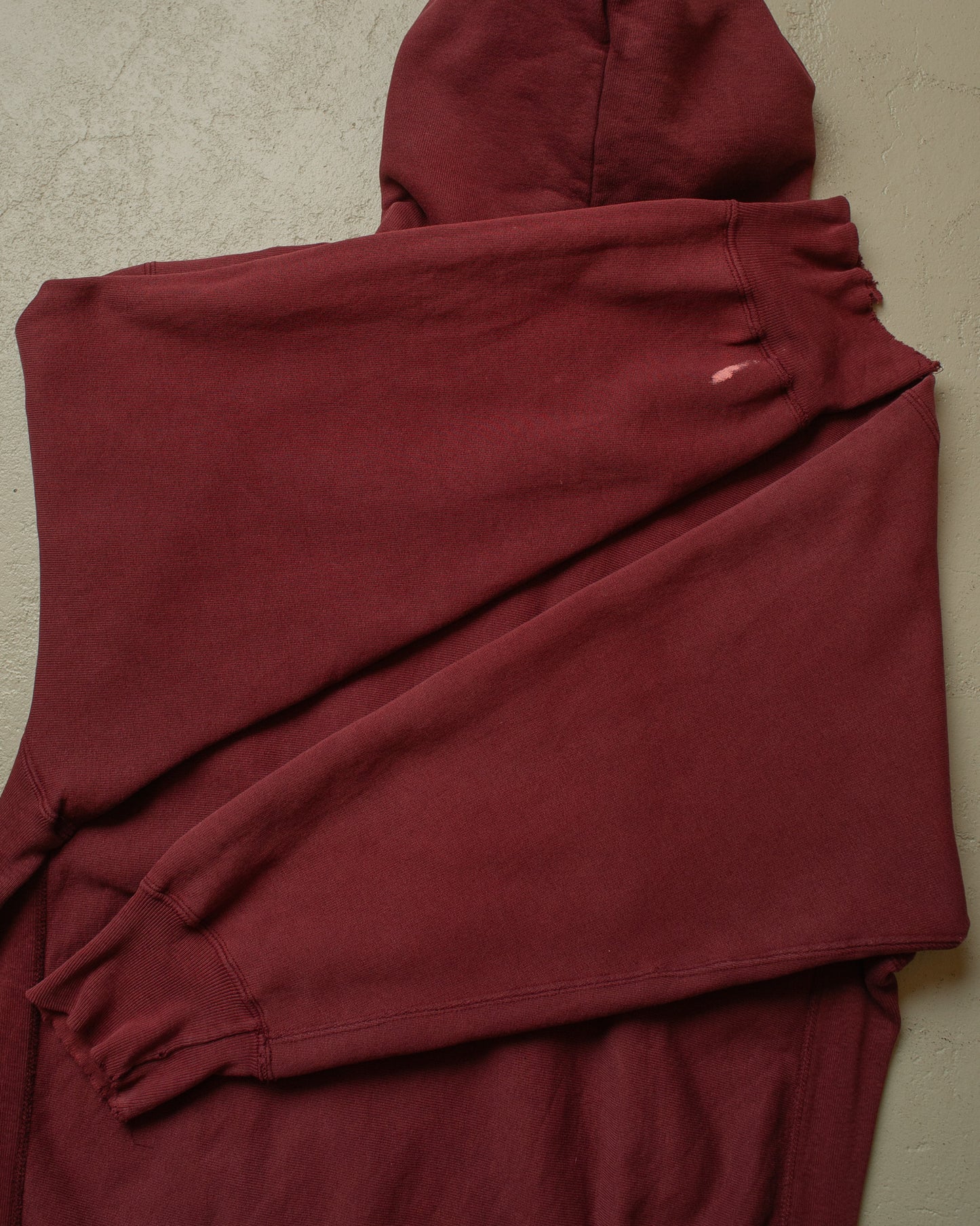 1980s Champion Boston College Reverse Weave Hoodie burgundy - L/XL