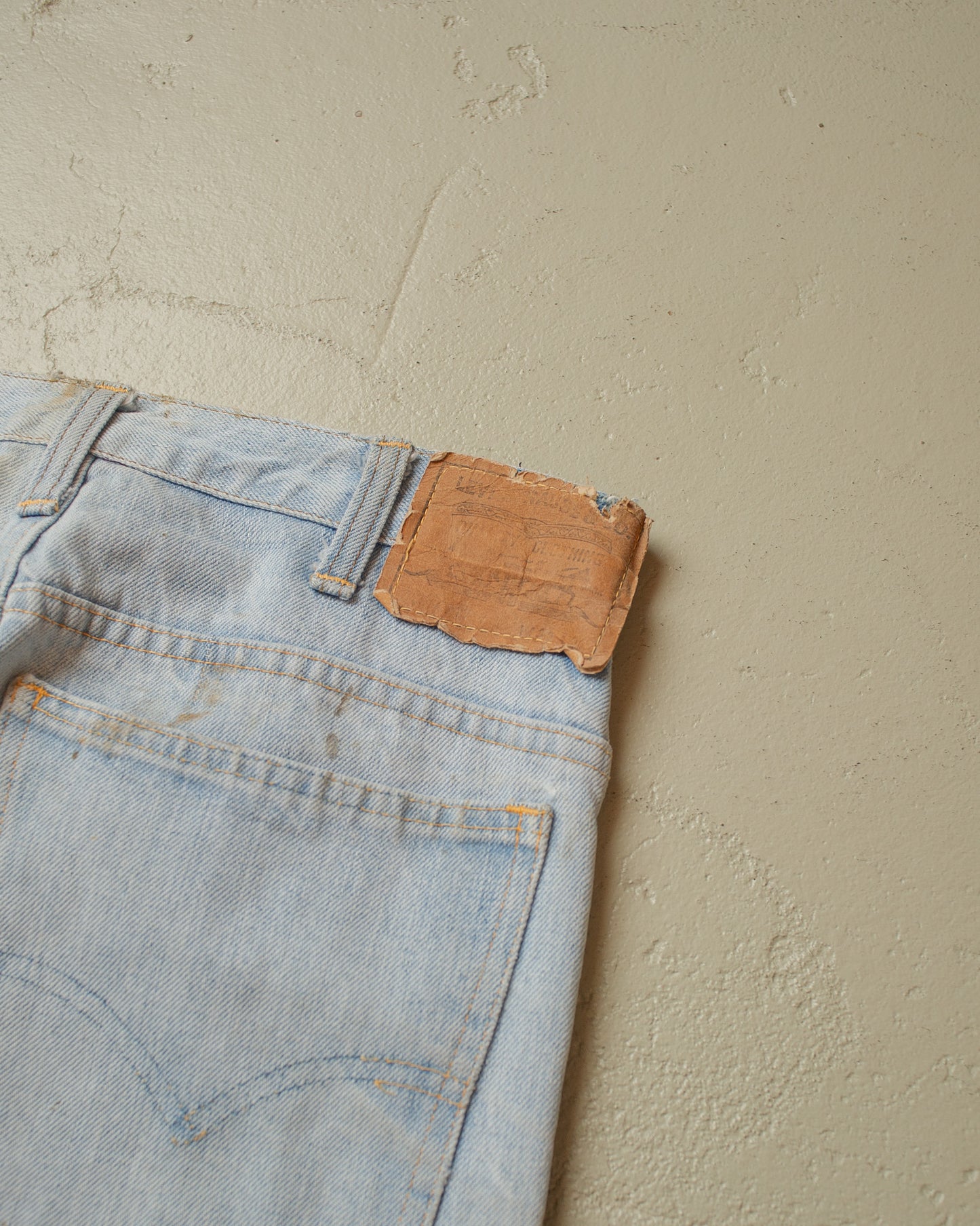 1970s Levi´s Big E Orange Tab Flared Jeans blue - W32 L32