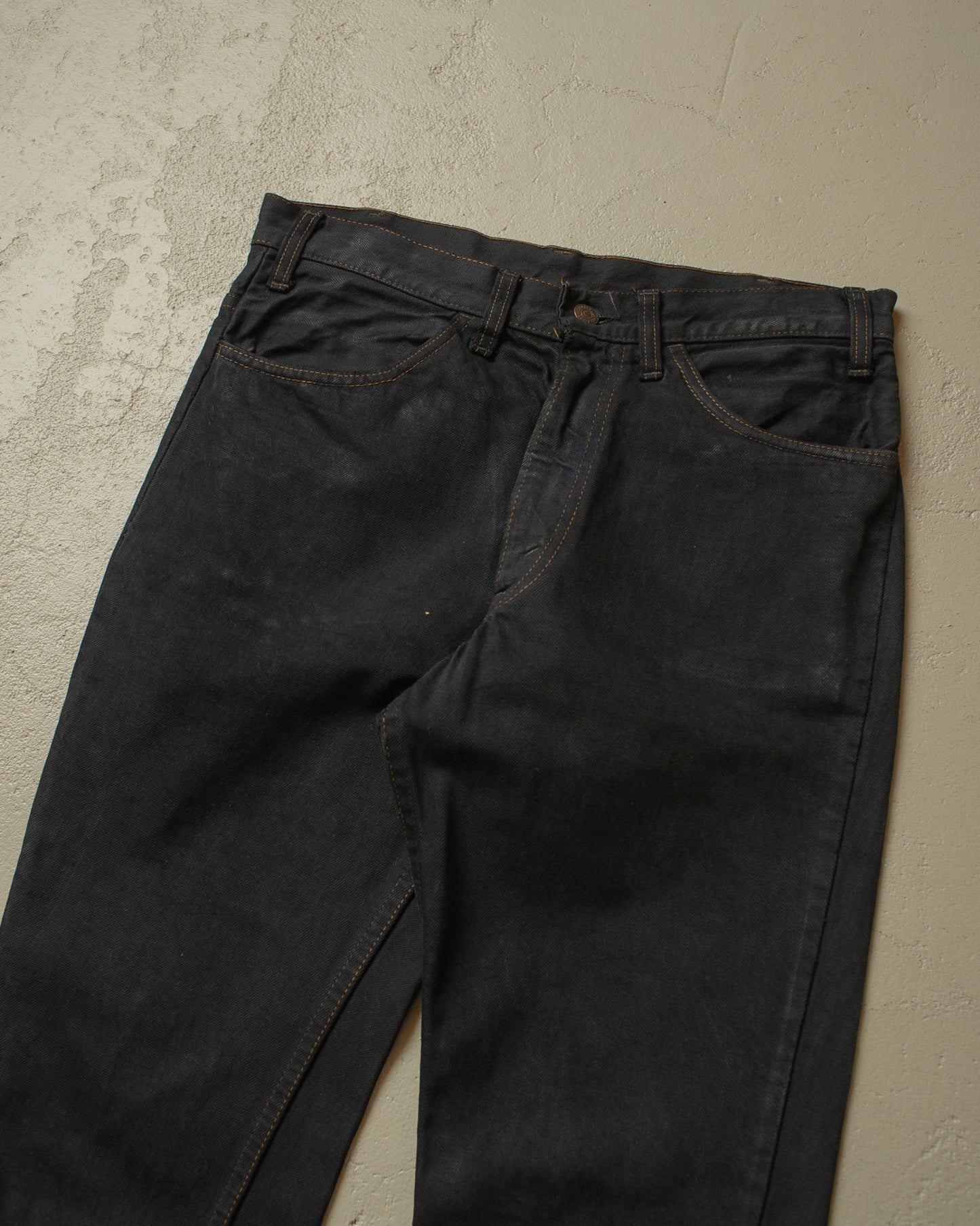 1960s/70s Levi´s Big E Flared Jeans black - W32 L31