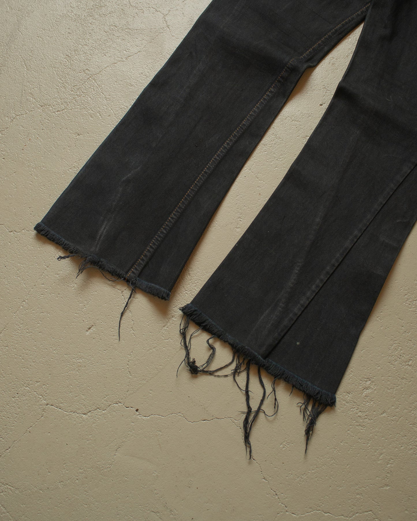 1960s/70s Levi´s Big E Flared Jeans black - W32 L31