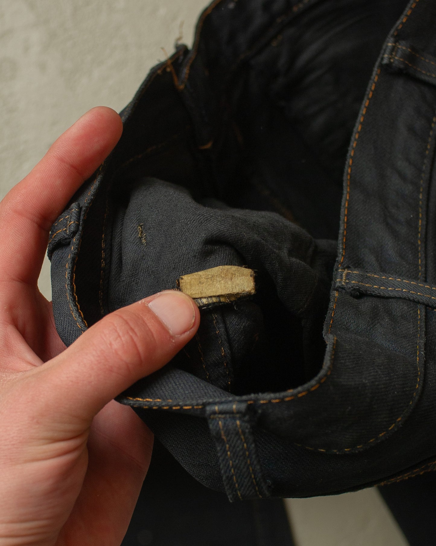 1960s/70s Levi´s Big E Flared Jeans black - W32 L31