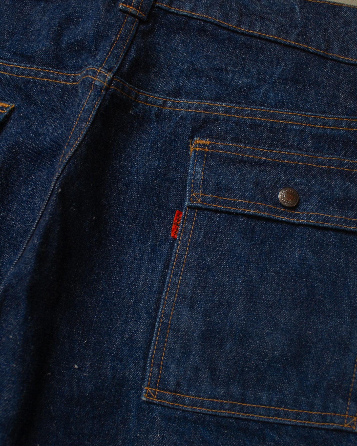 1970s Levi´s Big E Faded Jeans navyblue - W38 L31